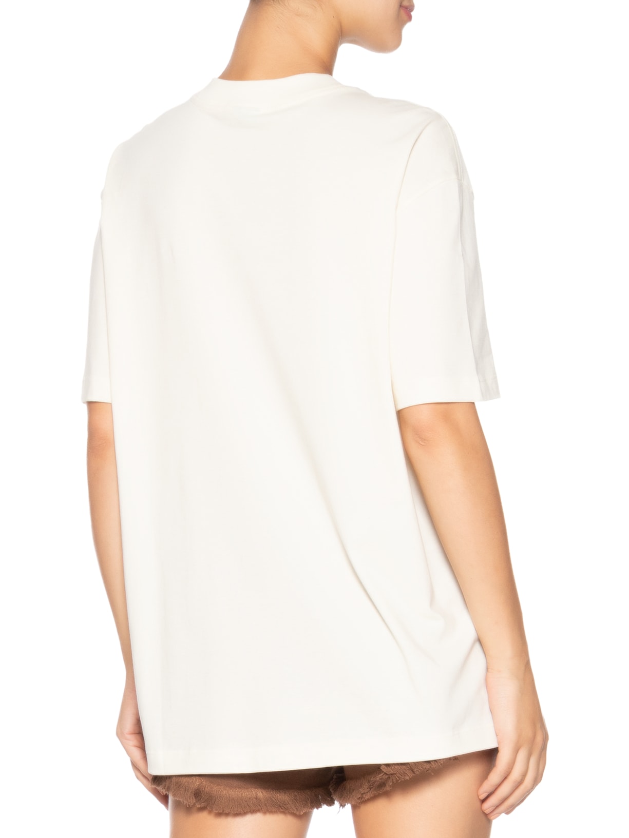 Camiseta Feminina Média Carrinho De Coco Branco Farm