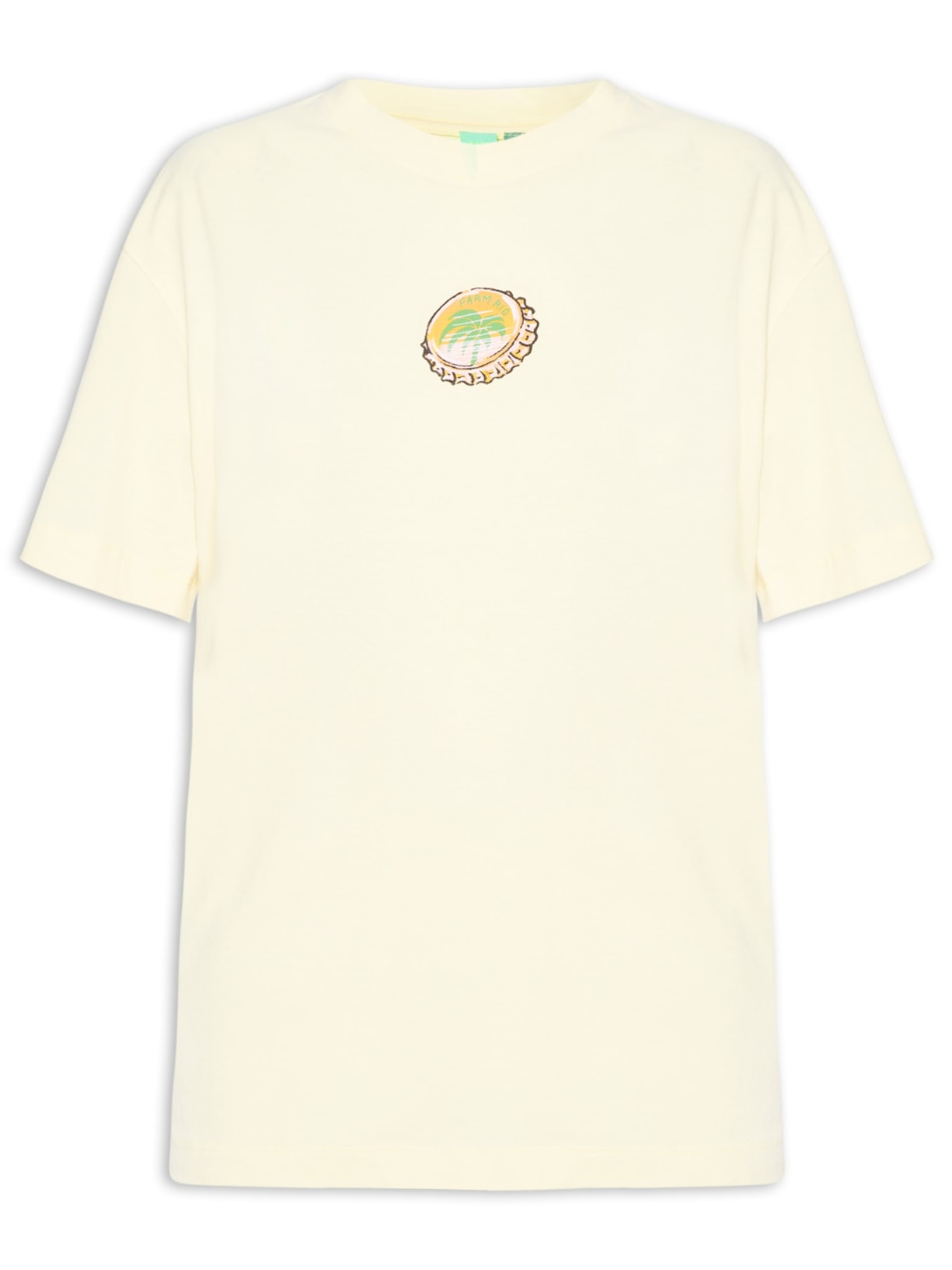 Camiseta Feminina Média Cervecita - Amarelo