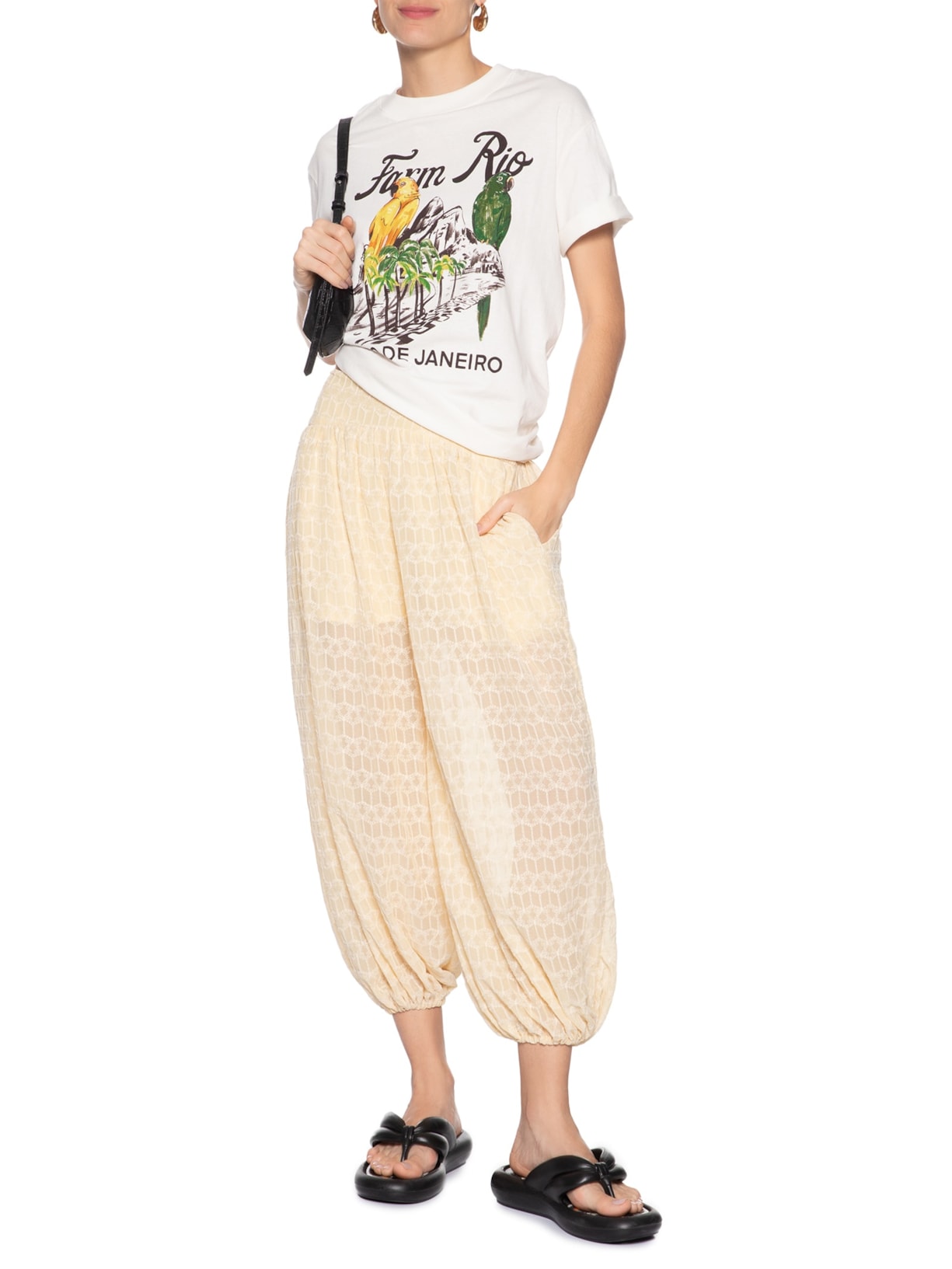 Camiseta Feminina Média Dois Irmãos Branco Farm