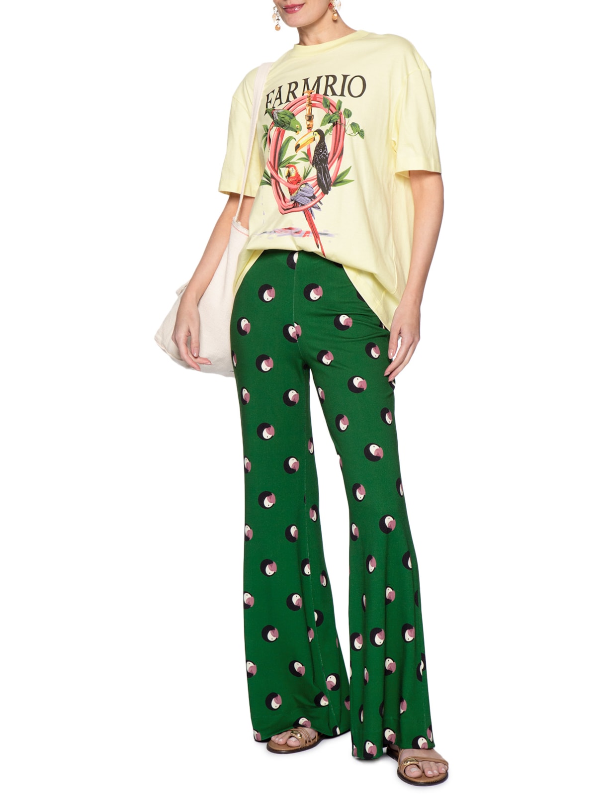 Camiseta Feminina Média Mangueira – Amarelo Farm