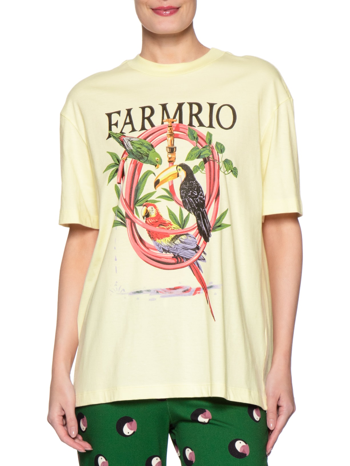 Camiseta Feminina Média Mangueira – Amarelo Farm