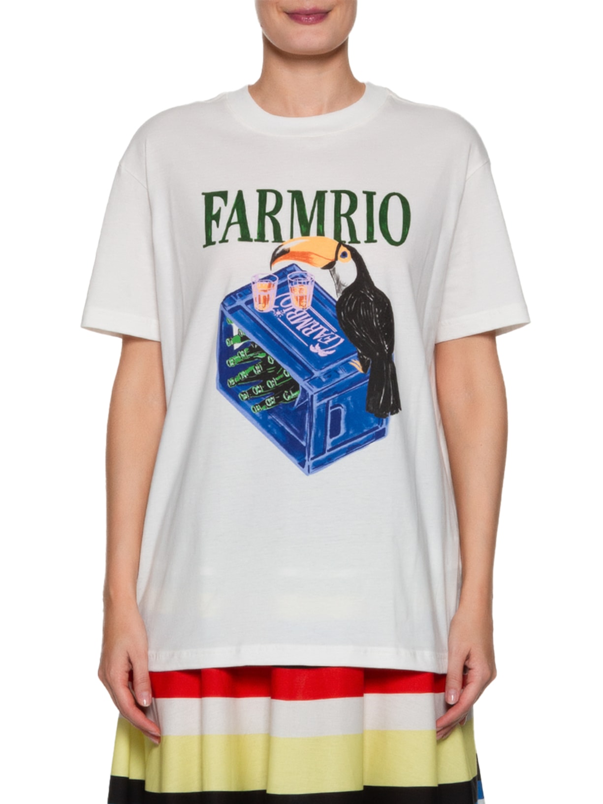 Camiseta Feminina Média Tucano Branco Farm