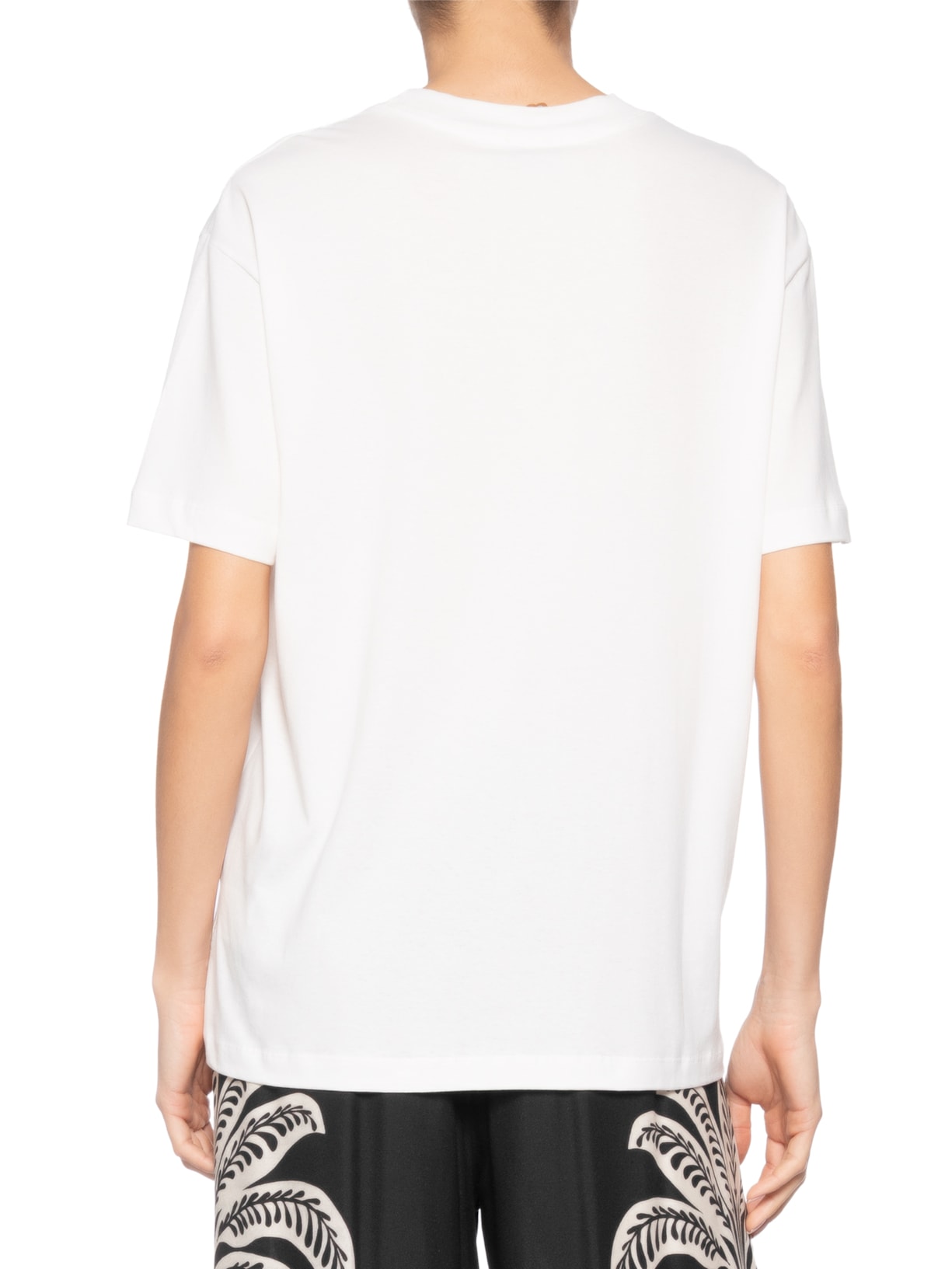 Camiseta Feminina Média Vita Lata Fiapo De Manga Branco Farm