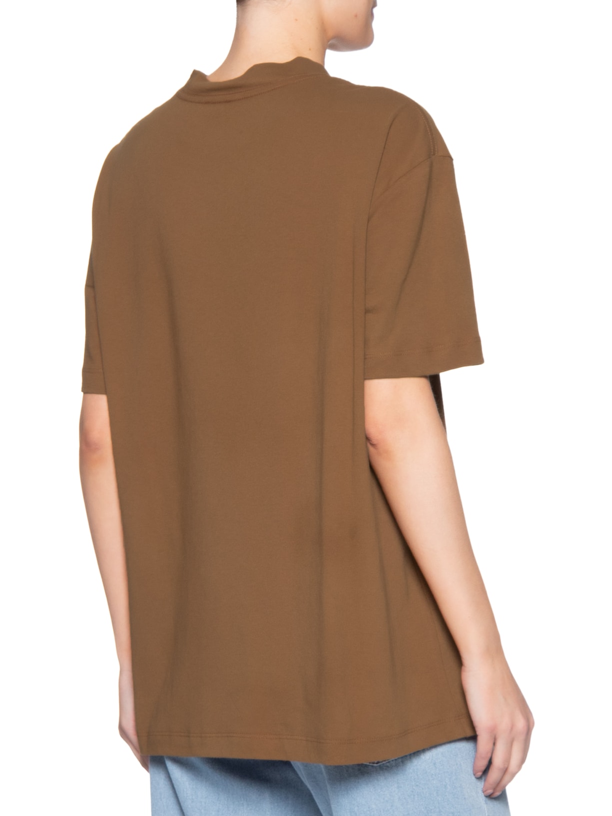 Camiseta Feminina Média Vita Lata Raposinha Marrom Farm