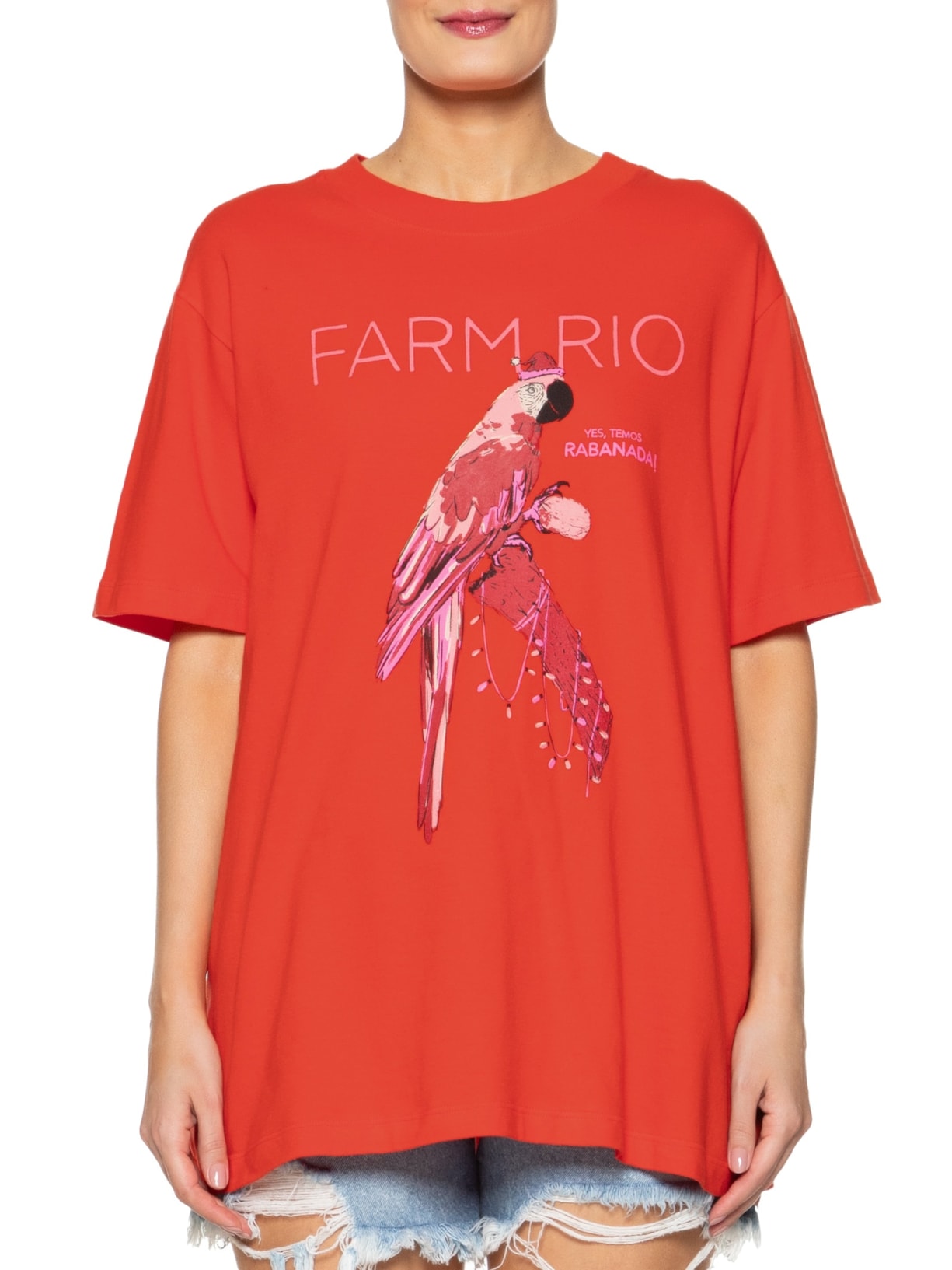 Camiseta Feminina Média Yes, Termos Rabanada! Vermelho Farm