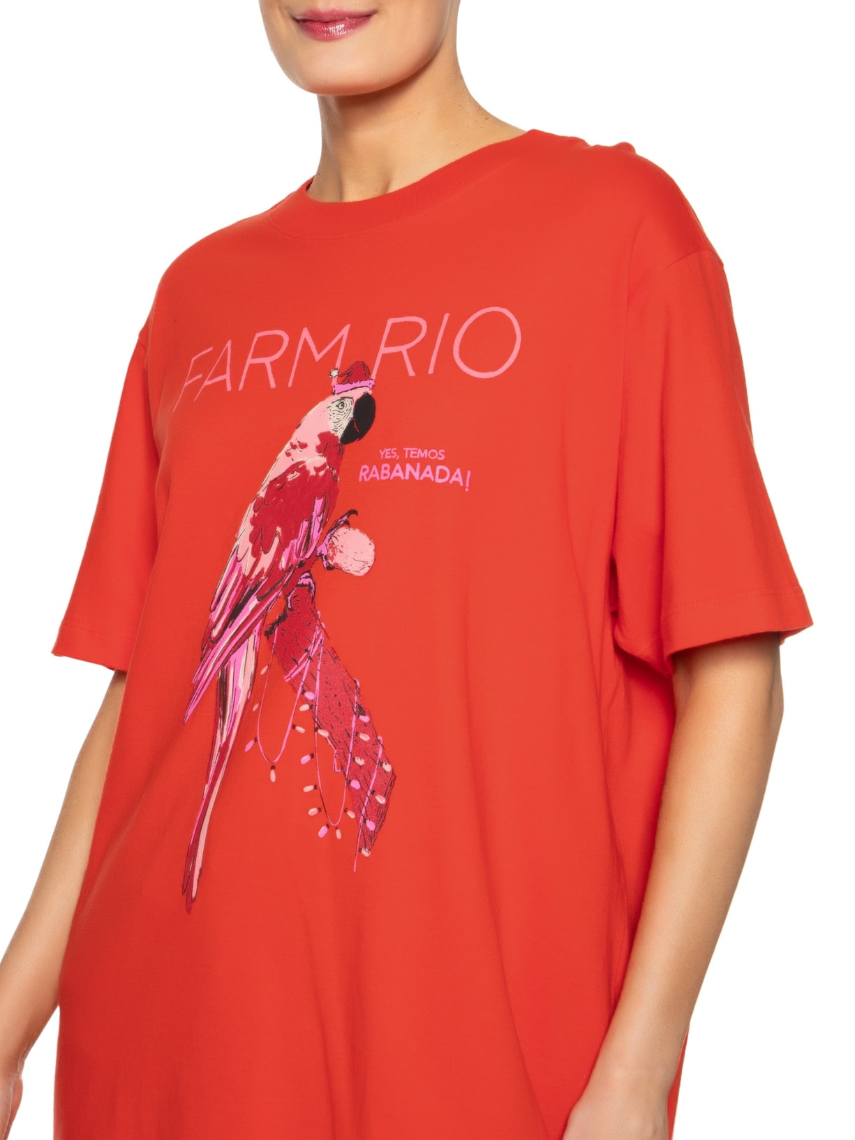 Camiseta Feminina Média Yes, Termos Rabanada! Vermelho Farm