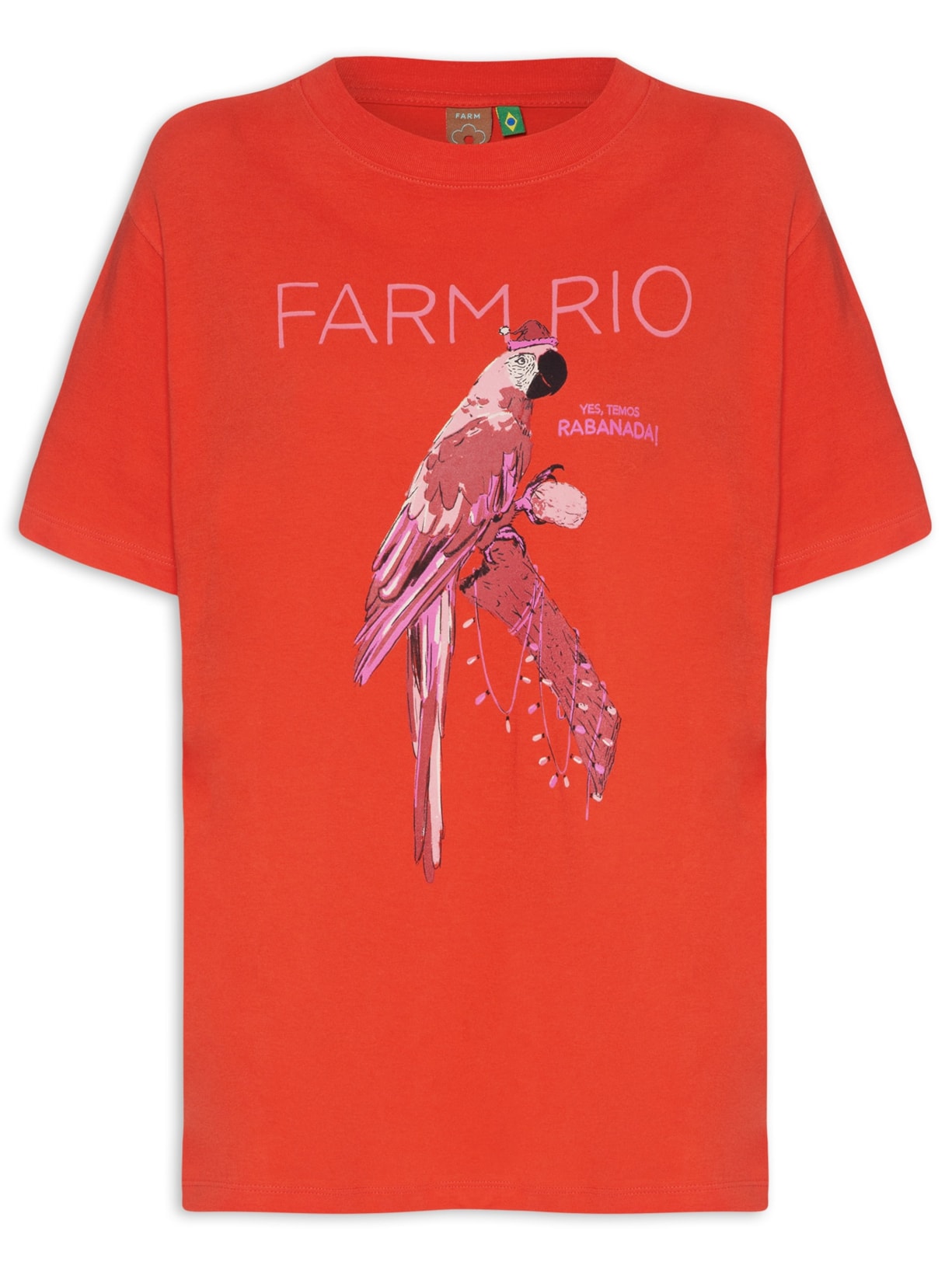 Camiseta Feminina Média Yes, Termos Rabanada! Vermelho Farm