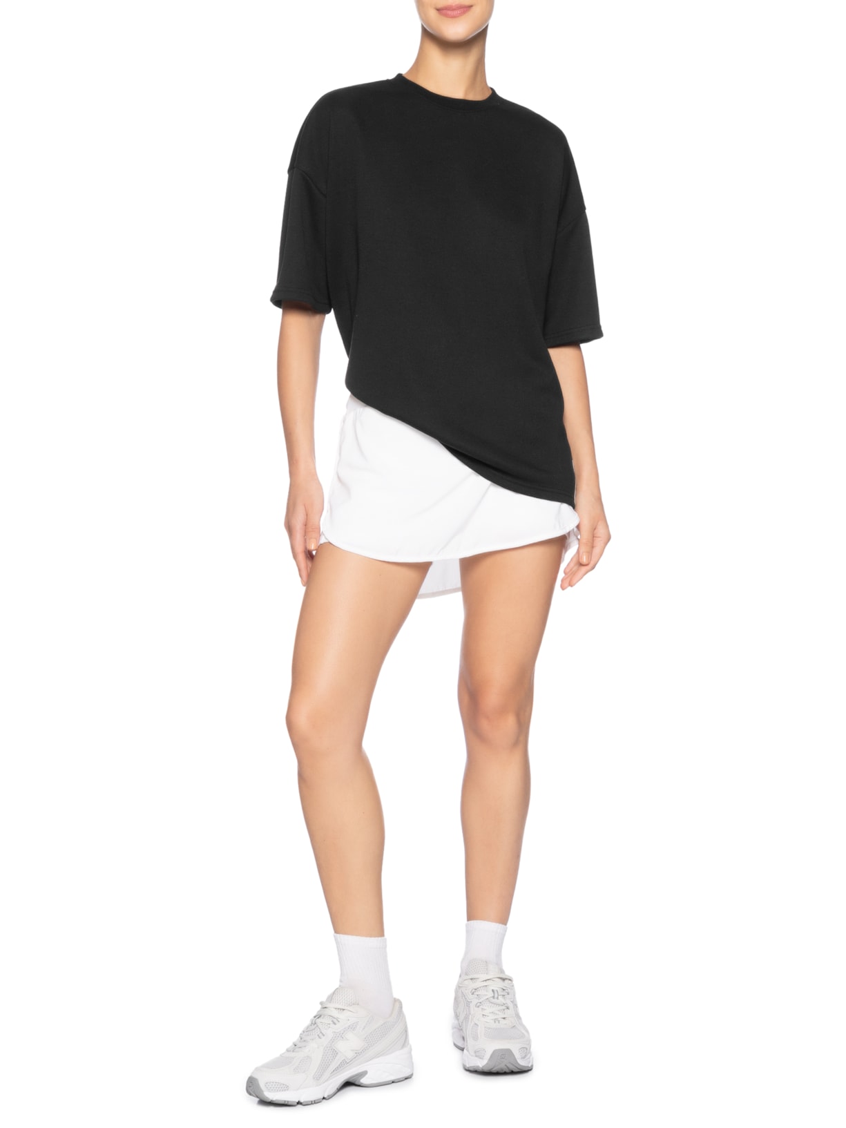 Camiseta Feminina MM Preto Hering Sports + Francesca