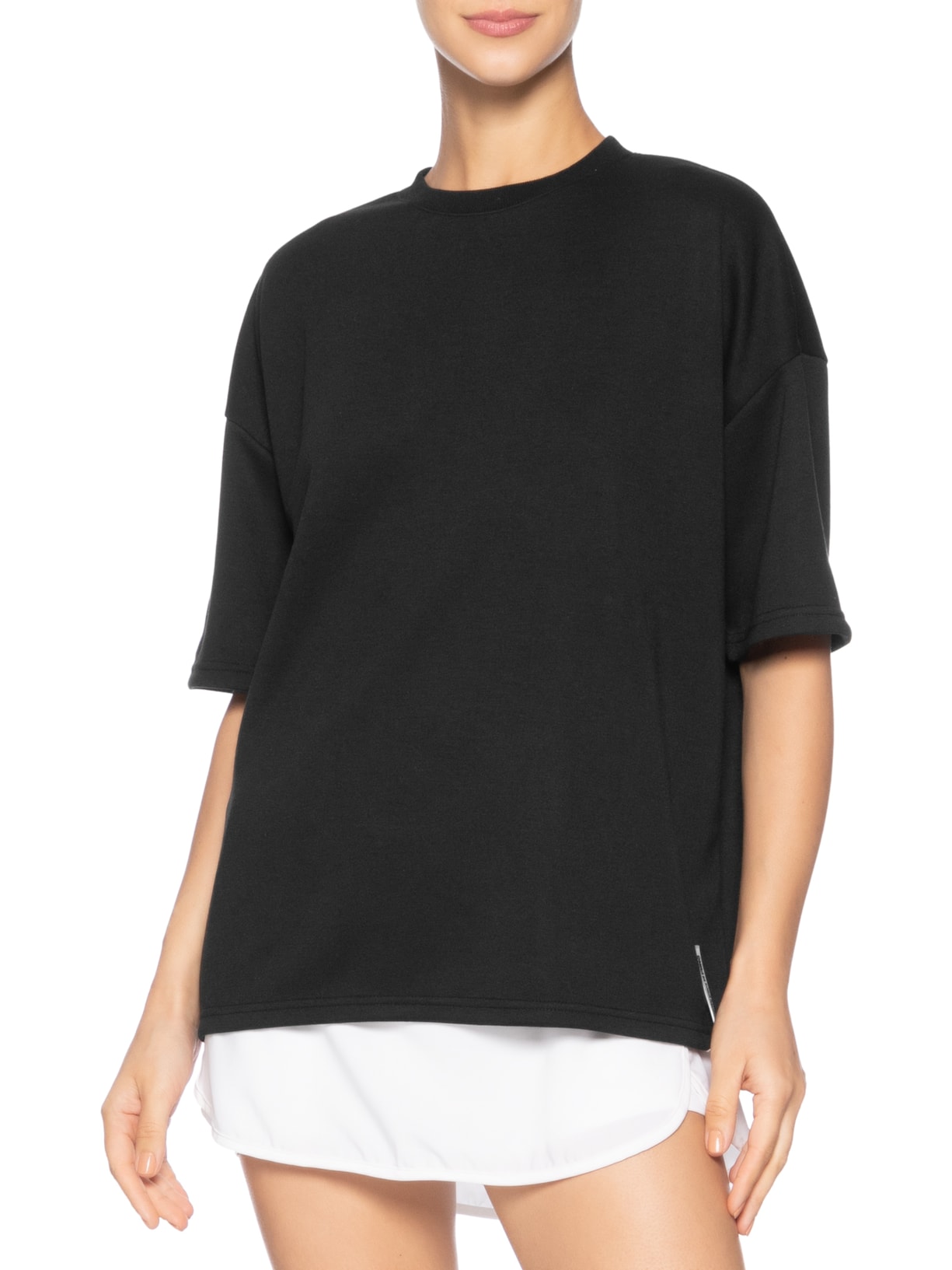 Camiseta Feminina MM Preto Hering Sports + Francesca