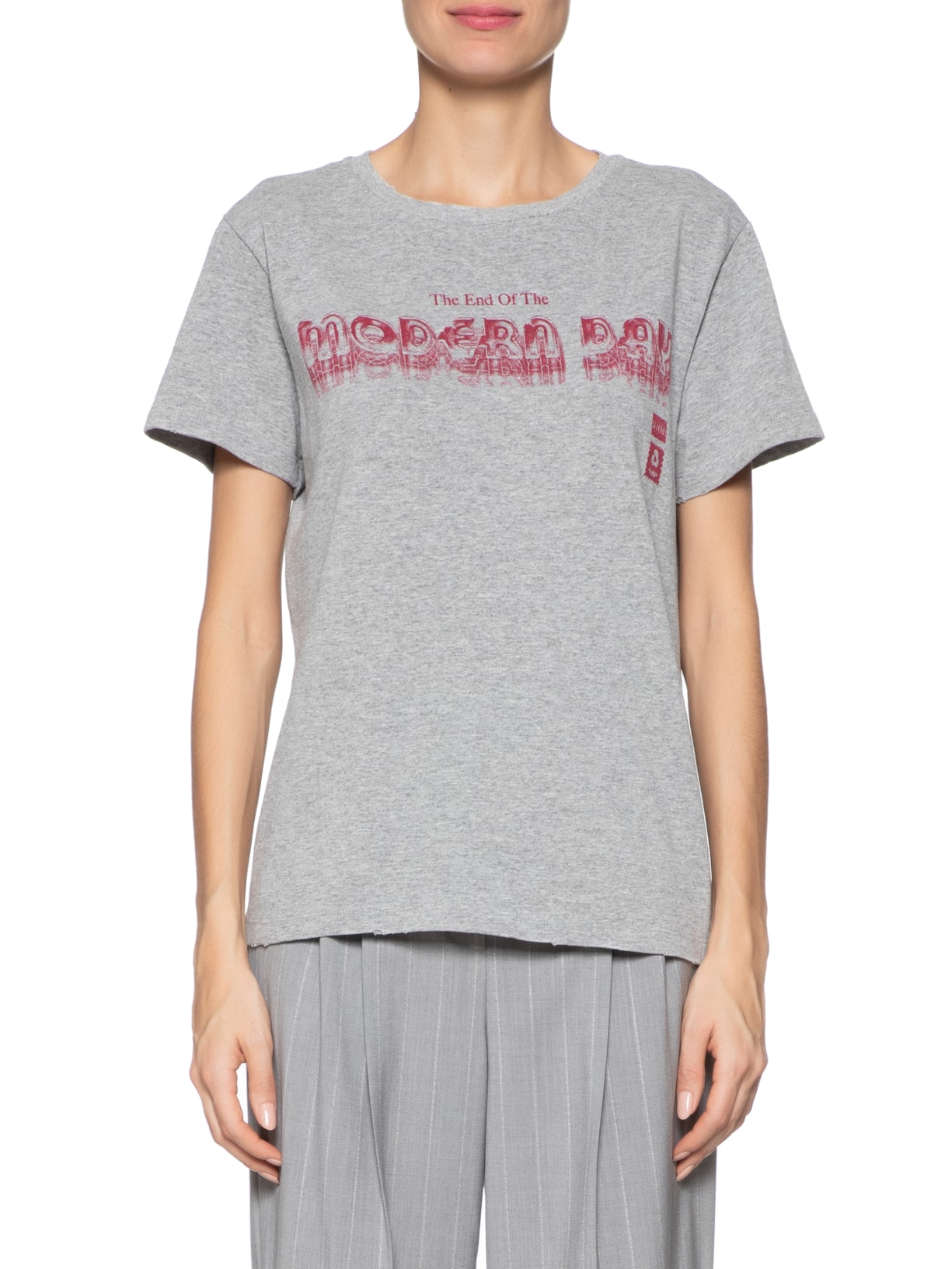 Camiseta Feminina Modern Day Mescla Cinza Niini