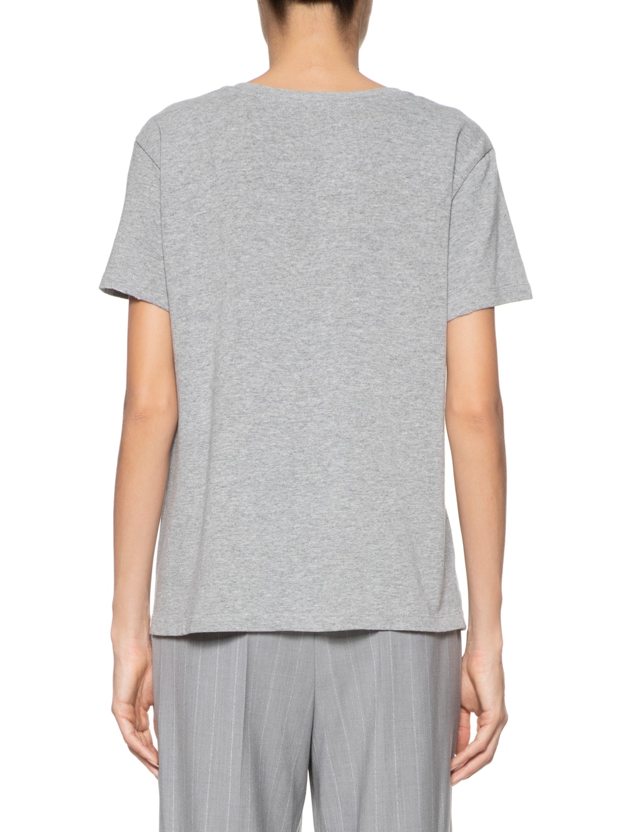 Camiseta Feminina Modern Day Mescla Cinza Niini