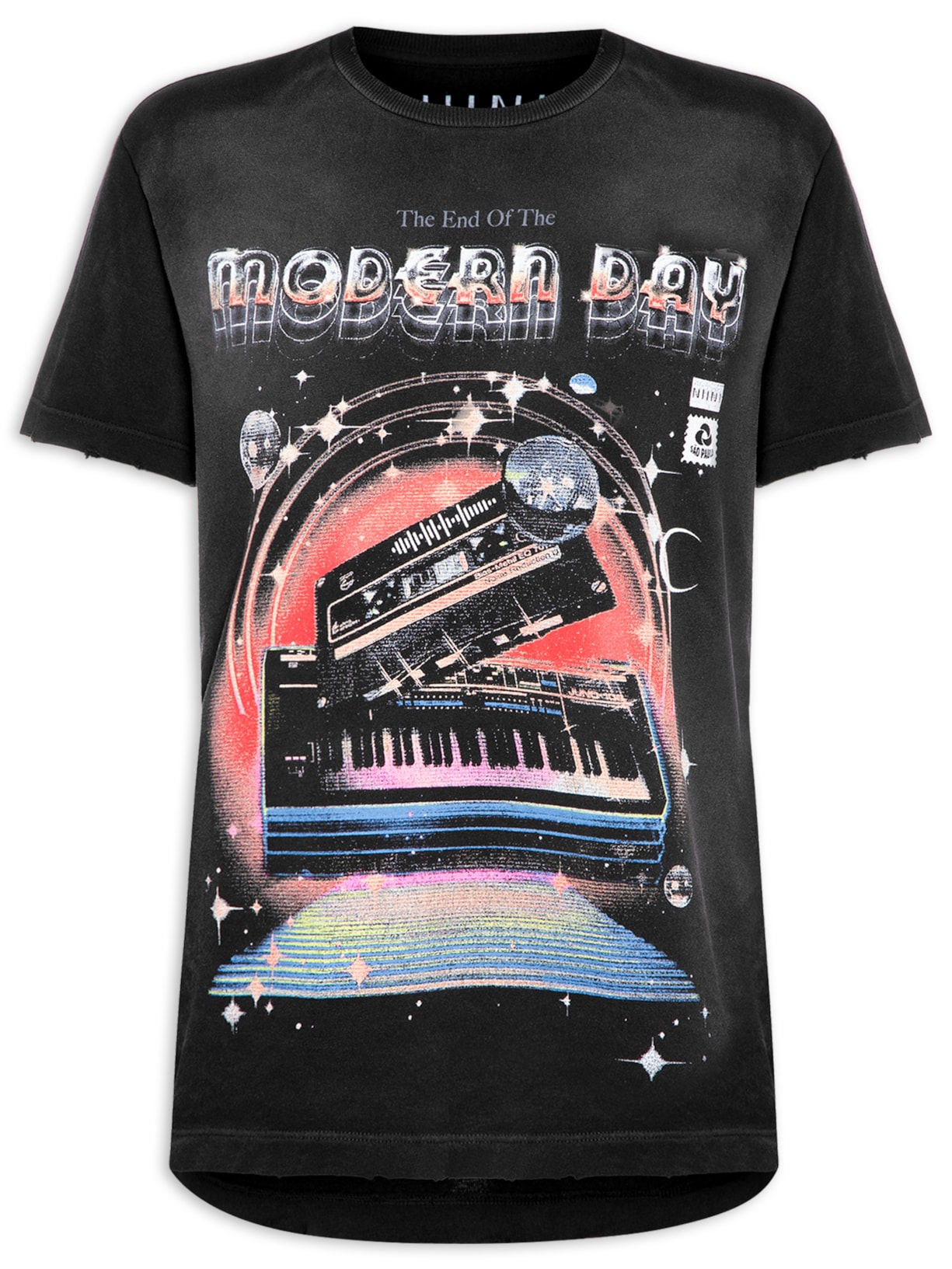 Camiseta Feminina Modern Day Stone - Cinza