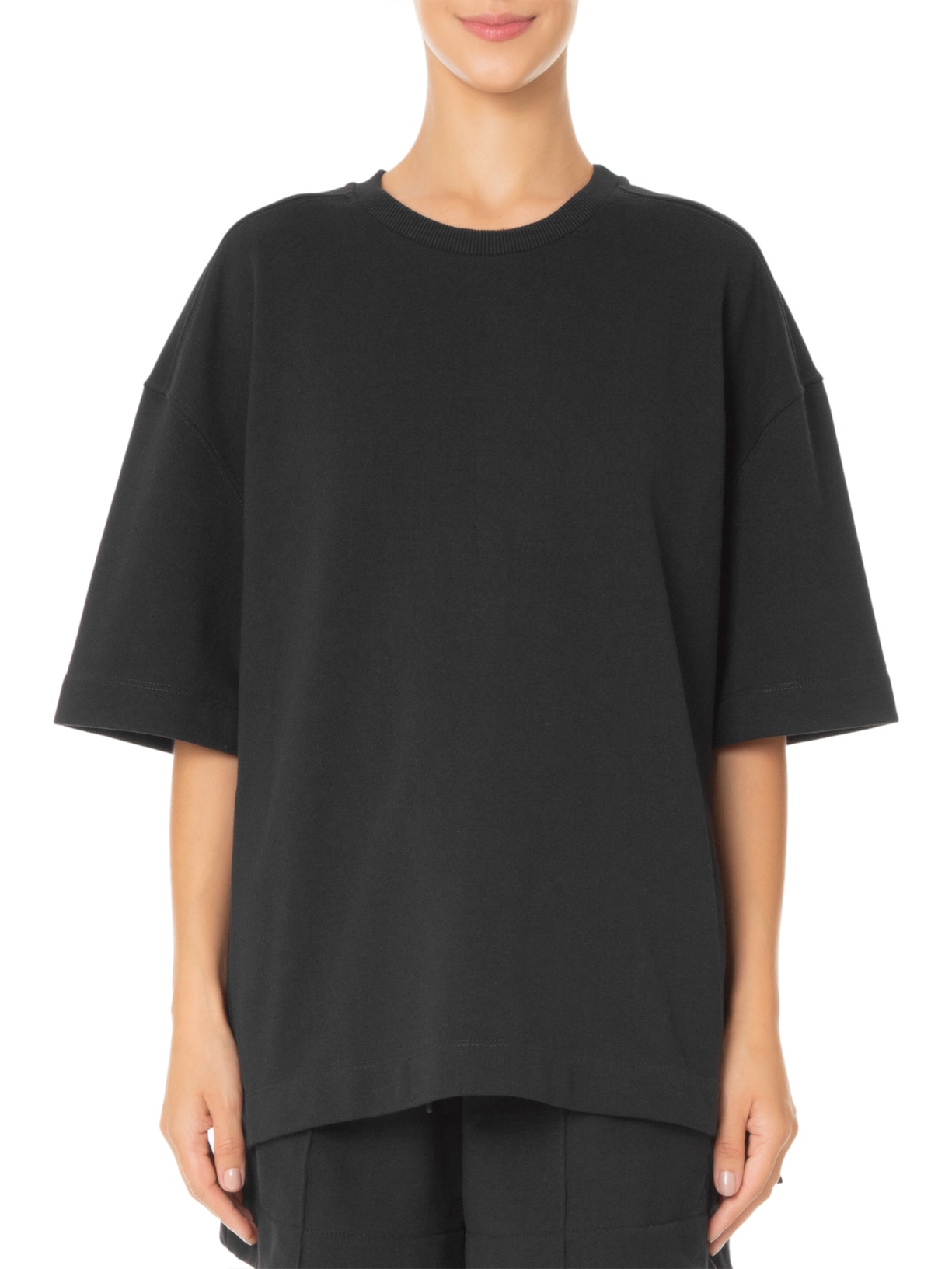 Camiseta Feminina Moletom Preto Farm