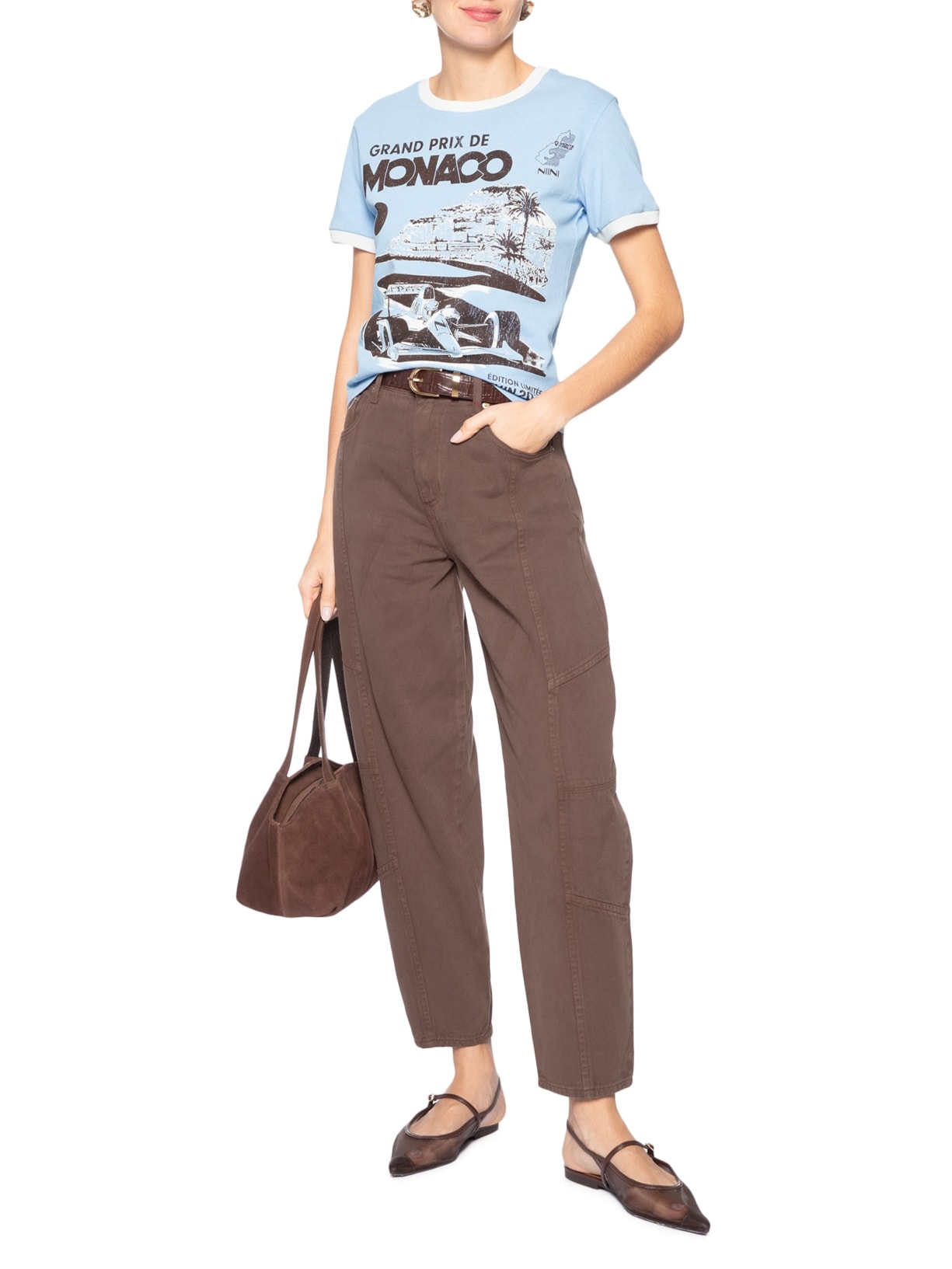 Camiseta Feminina Monaco Lune Azul Niini