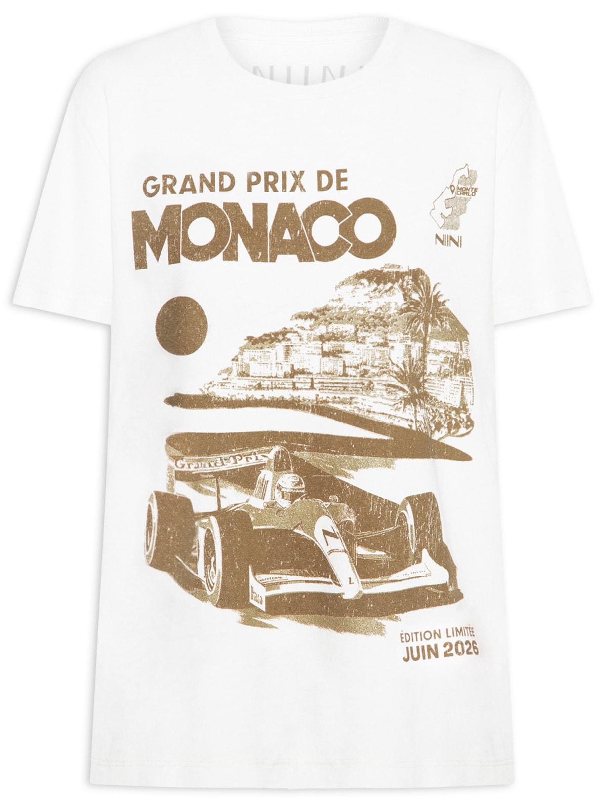 Camiseta Feminina Monaco - Off White