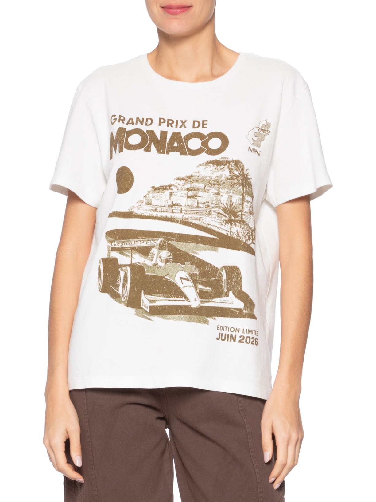 Camiseta Feminina Monaco Off White Niini