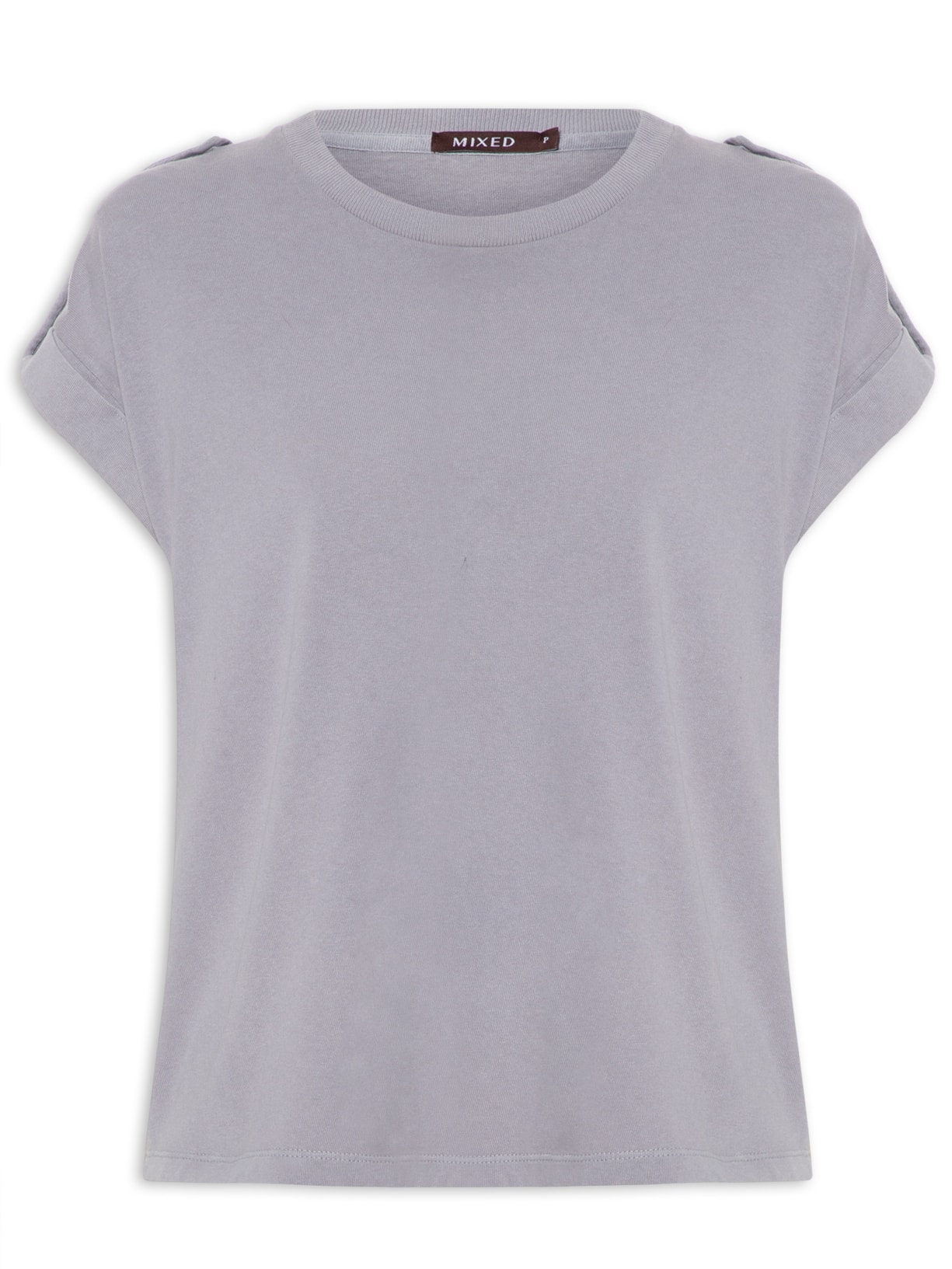 Camiseta Feminina Montmartre - Cinza