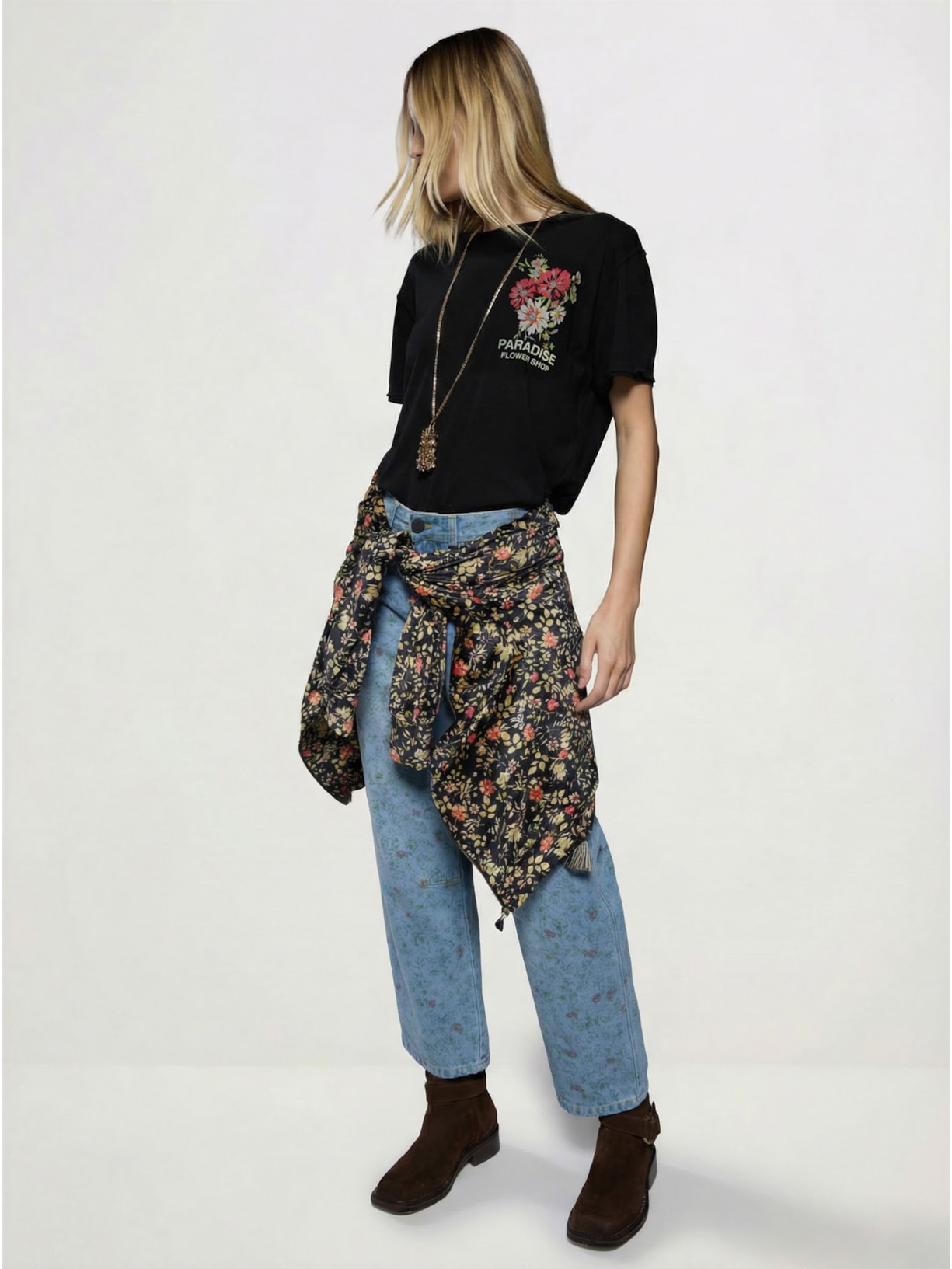 Camiseta Feminina Morris V26 Preto Mixed