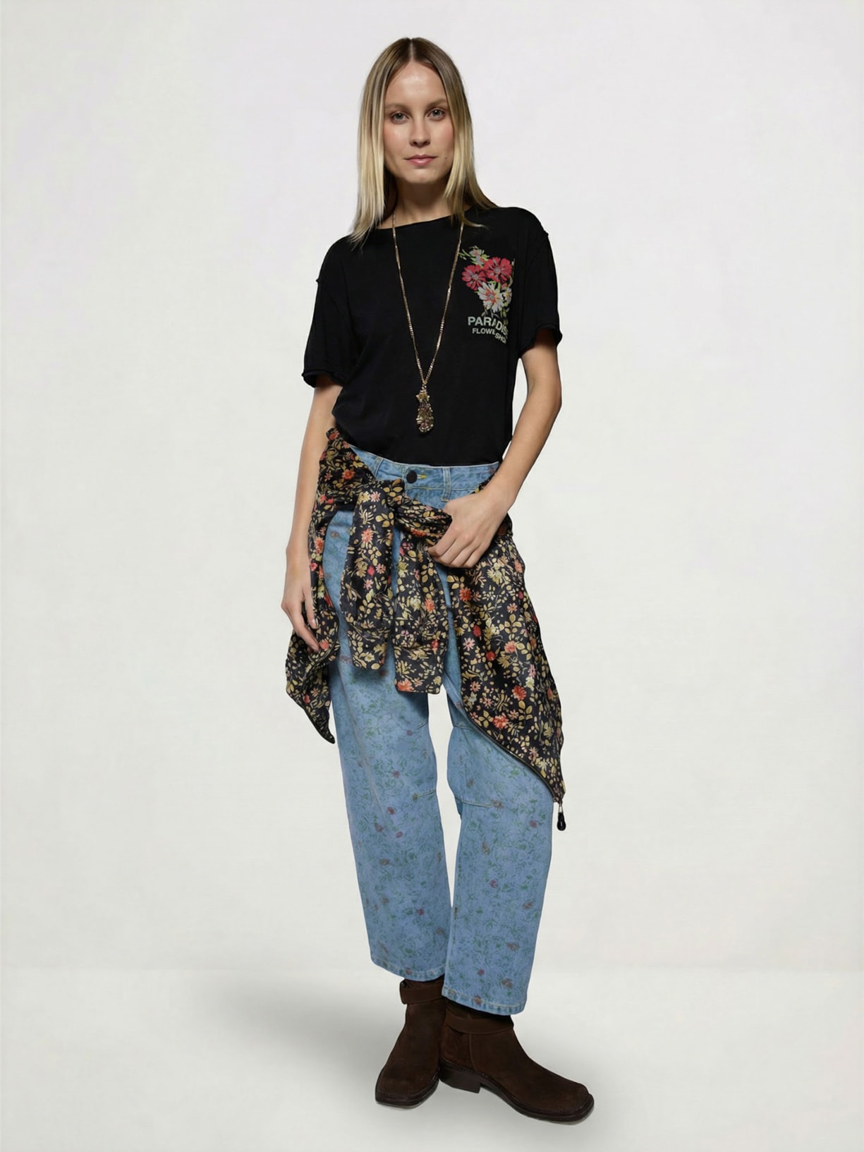 Camiseta Feminina Morris V26 Preto Mixed