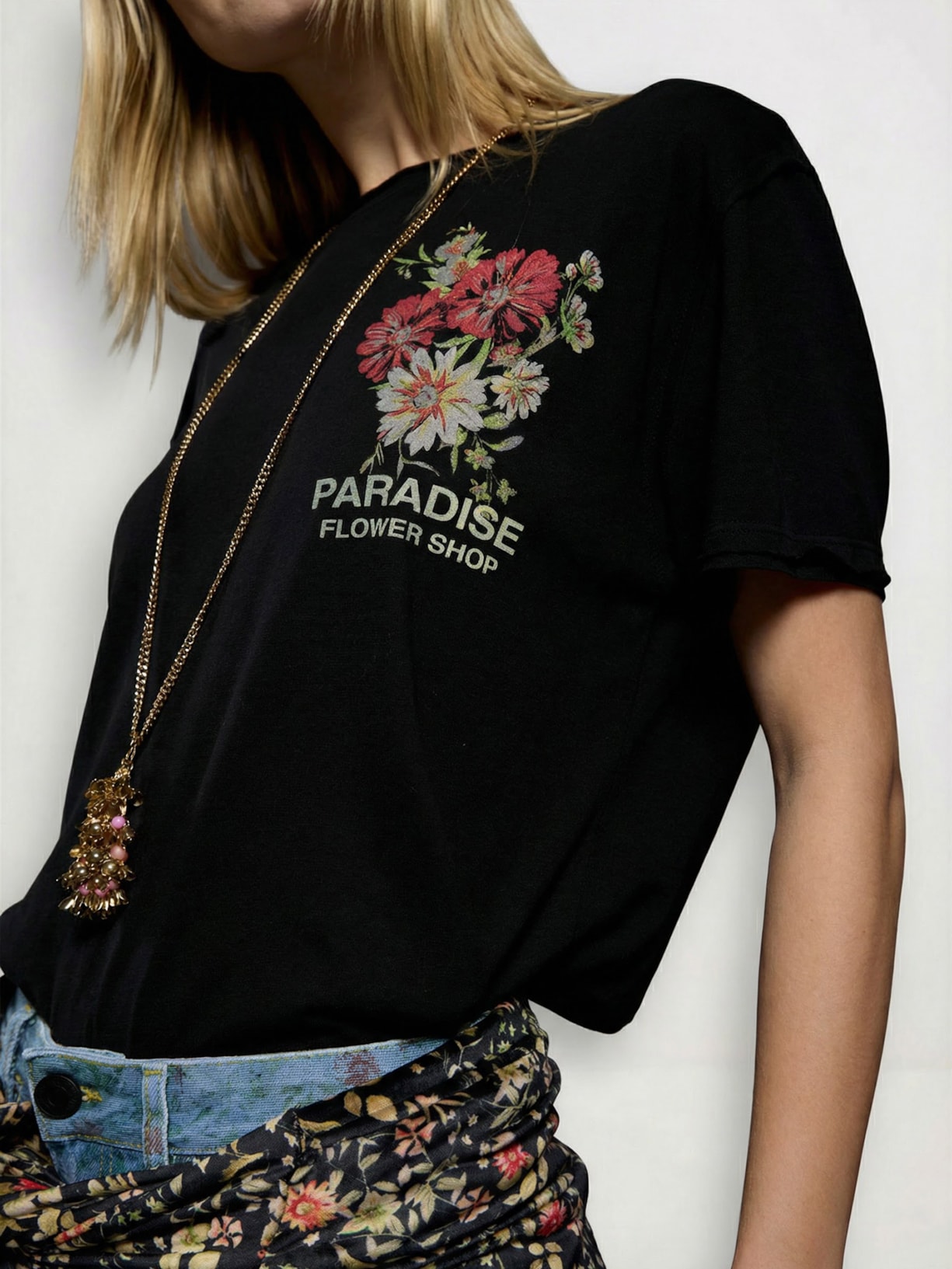 Camiseta Feminina Morris V26 Preto Mixed