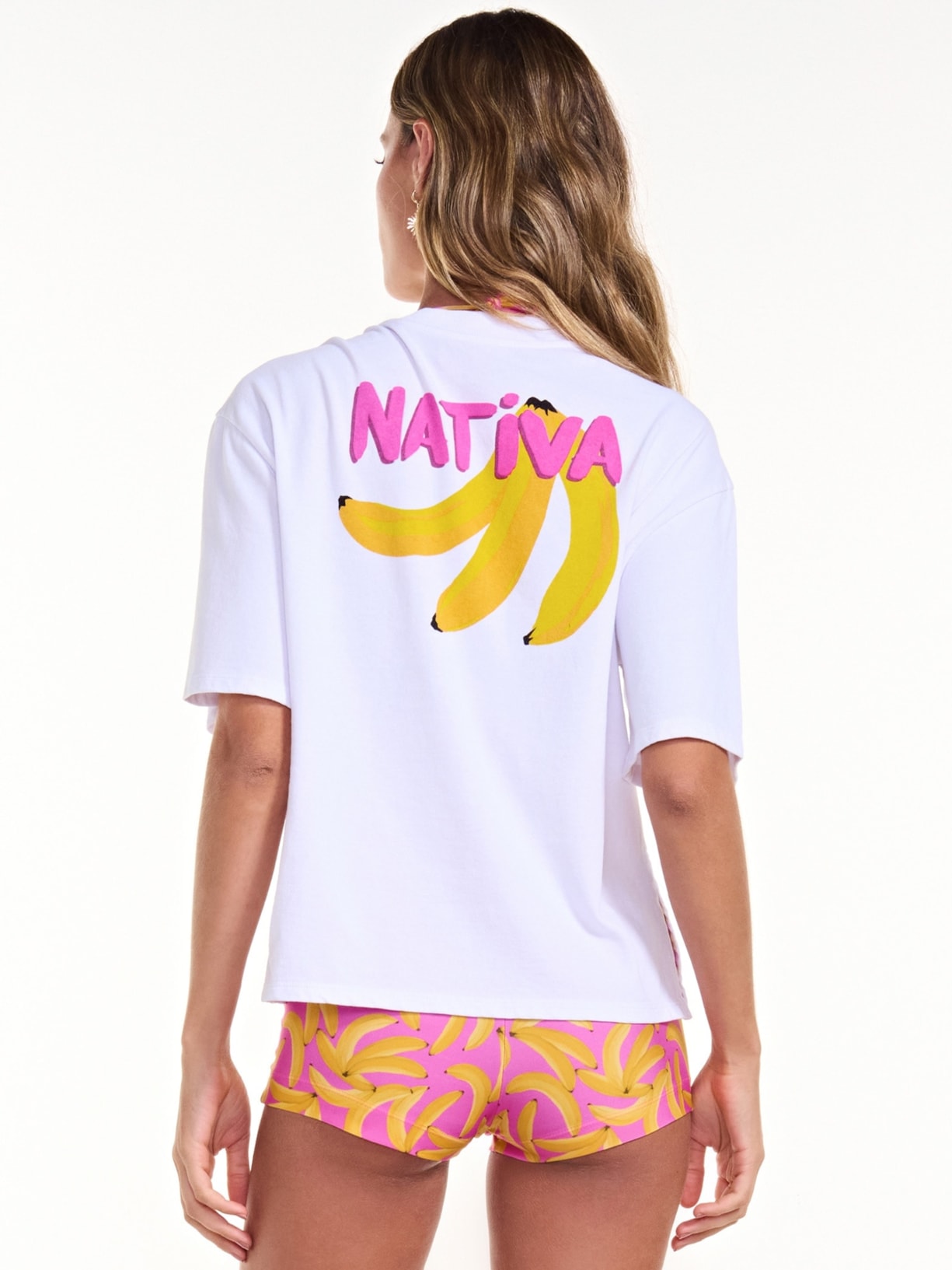 Camiseta Feminina Nativa Branco Triya