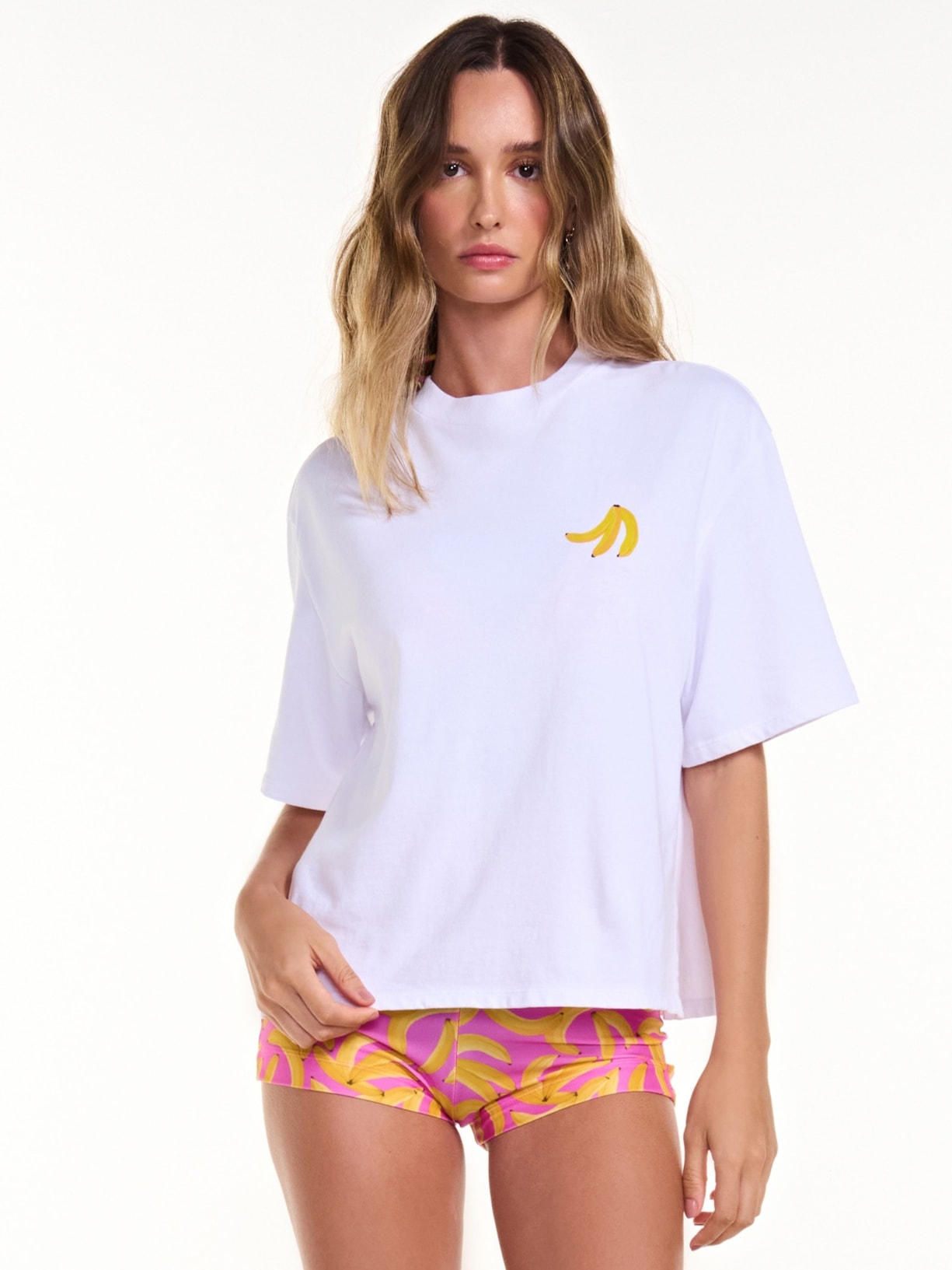 Camiseta Feminina Nativa Branco Triya