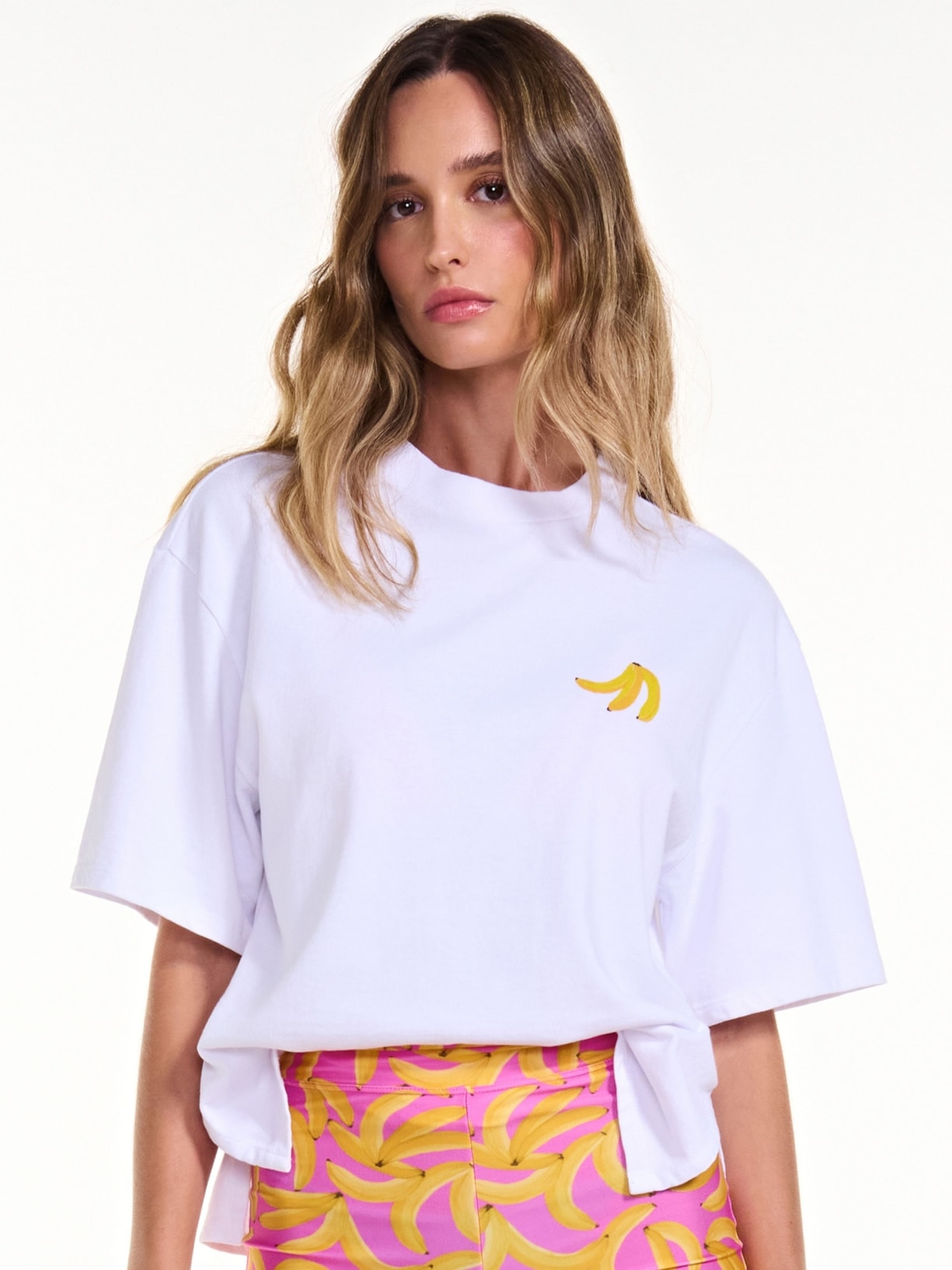 Camiseta Feminina Nativa Branco Triya