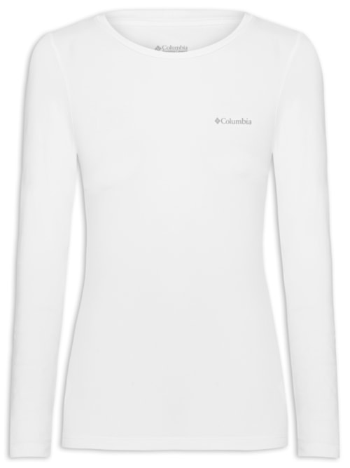 Camiseta Feminina Neblina Manga Longa - Branco