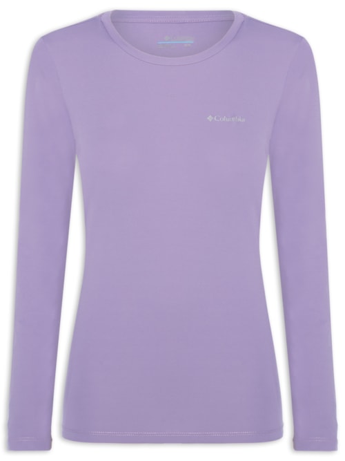 Camiseta Feminina Neblina Manga Longa - Roxo