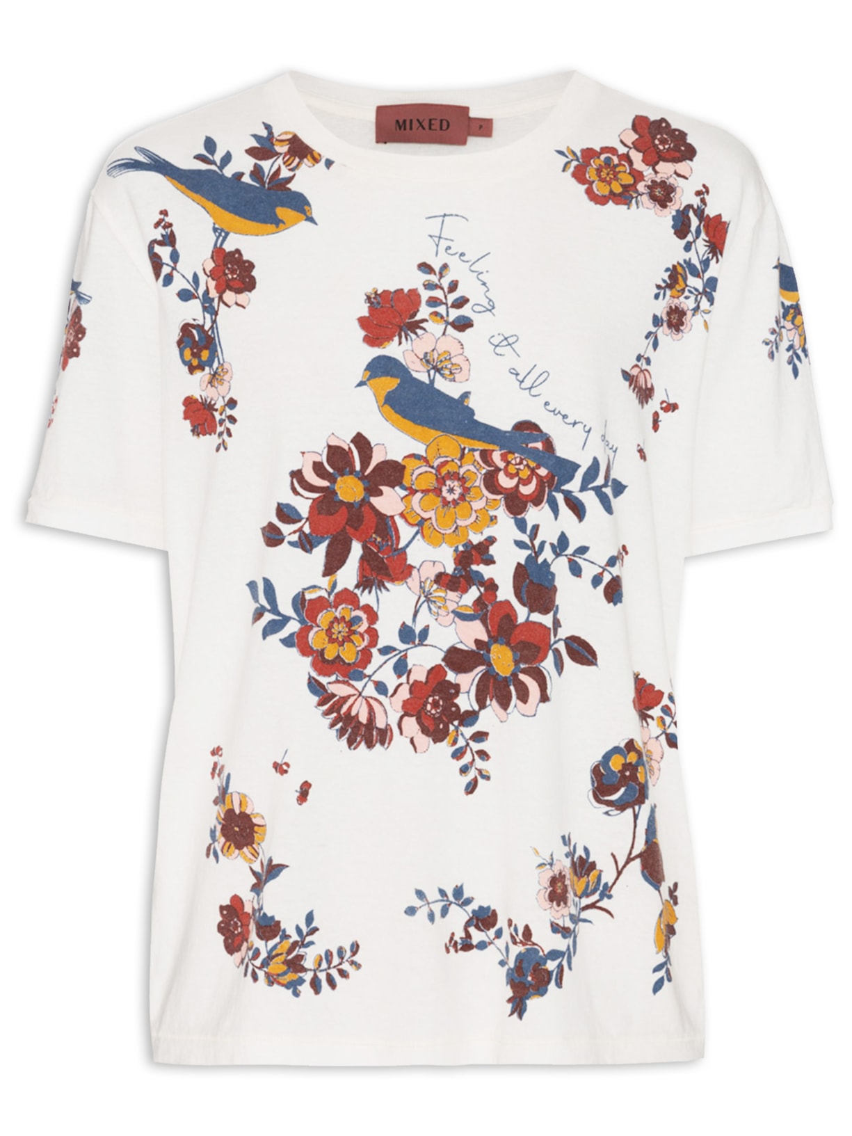 Camiseta Feminina Nest 125 - Branco