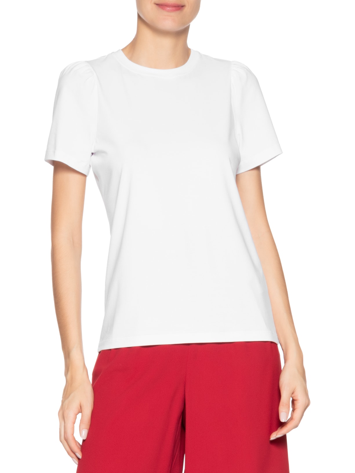 Camiseta Feminina New Puff Branco Camys