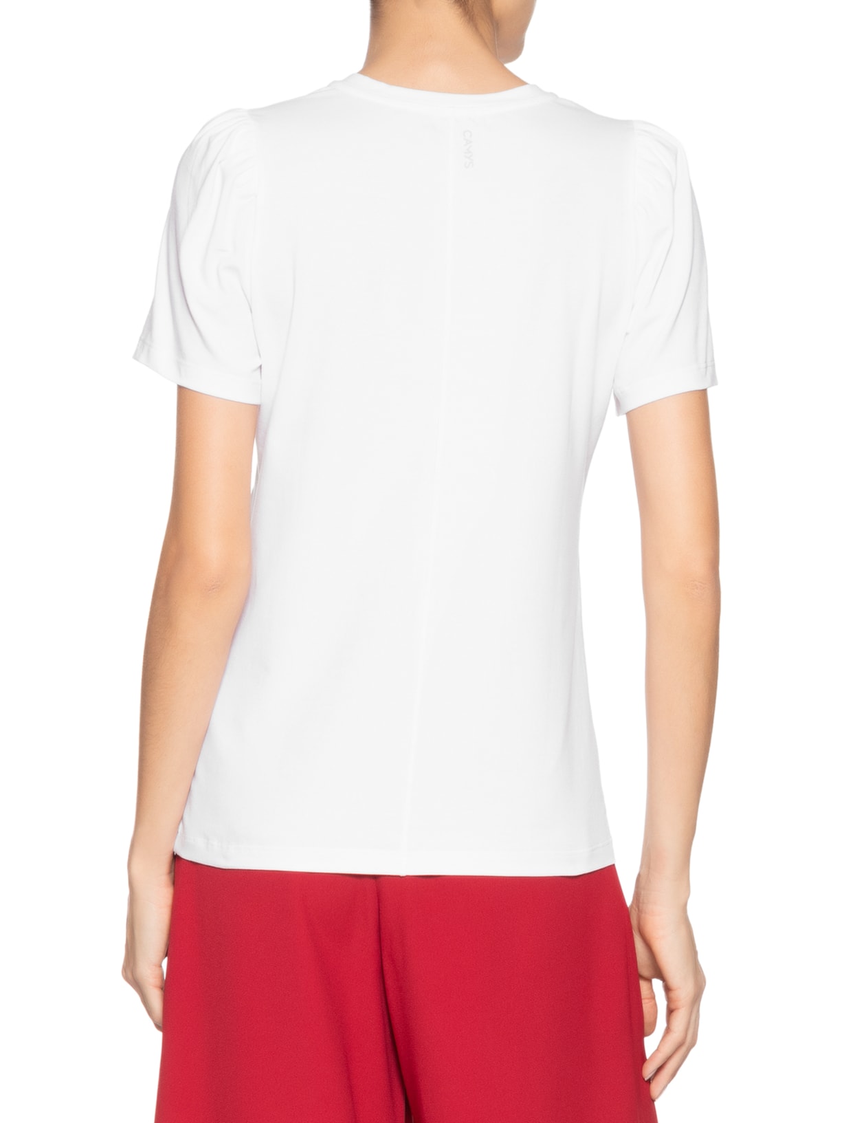 Camiseta Feminina New Puff Branco Camys