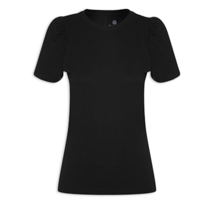 Camiseta Feminina New Puff Mc - Preto