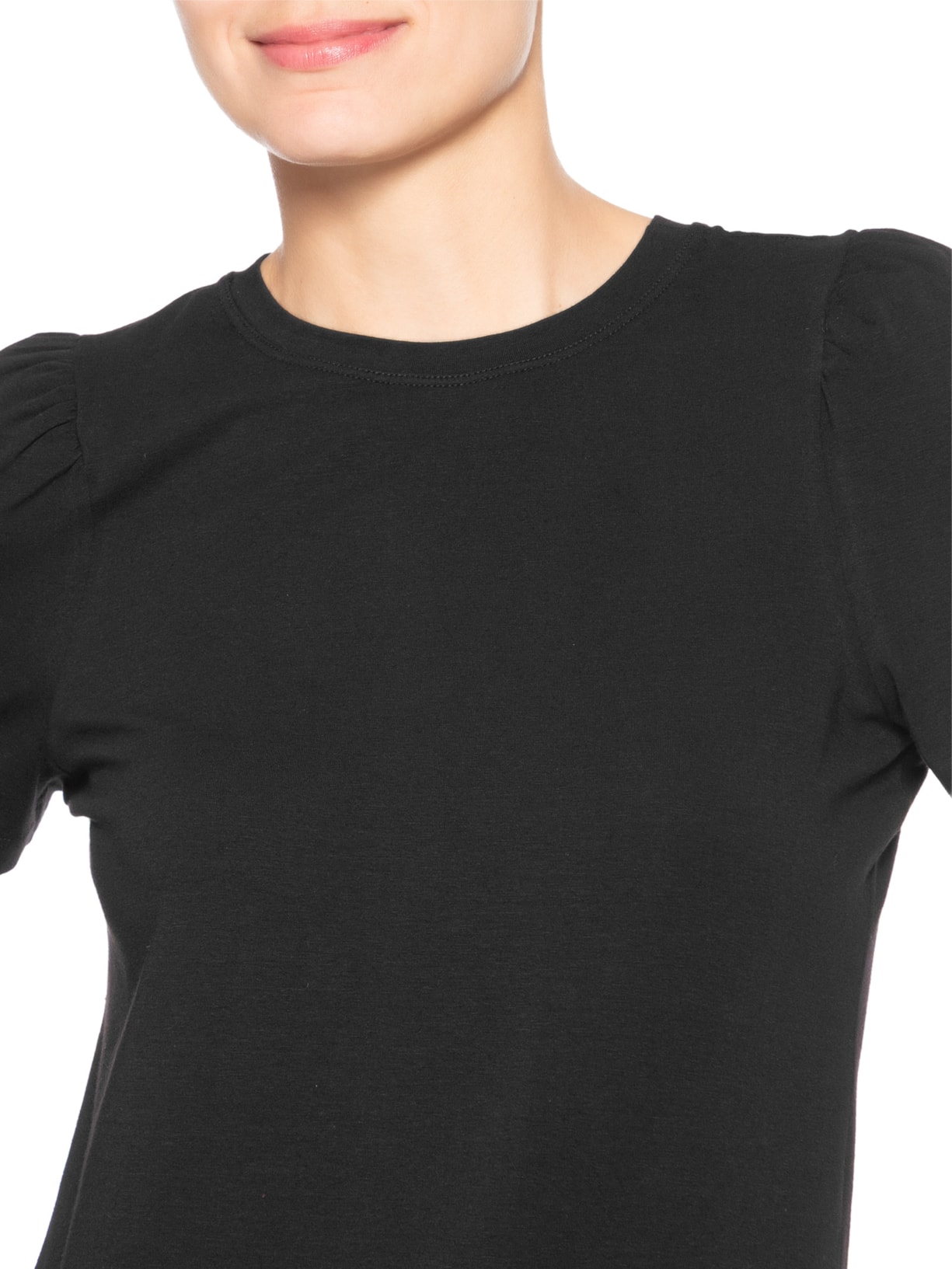 Camiseta Feminina New Puff Preto Camys