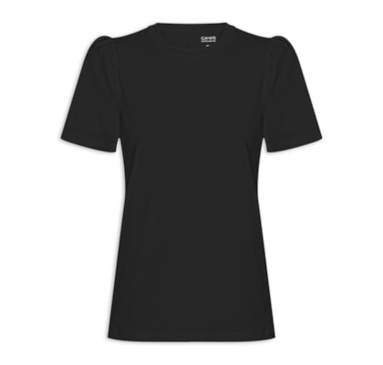Camiseta Feminina New Puff - Preto