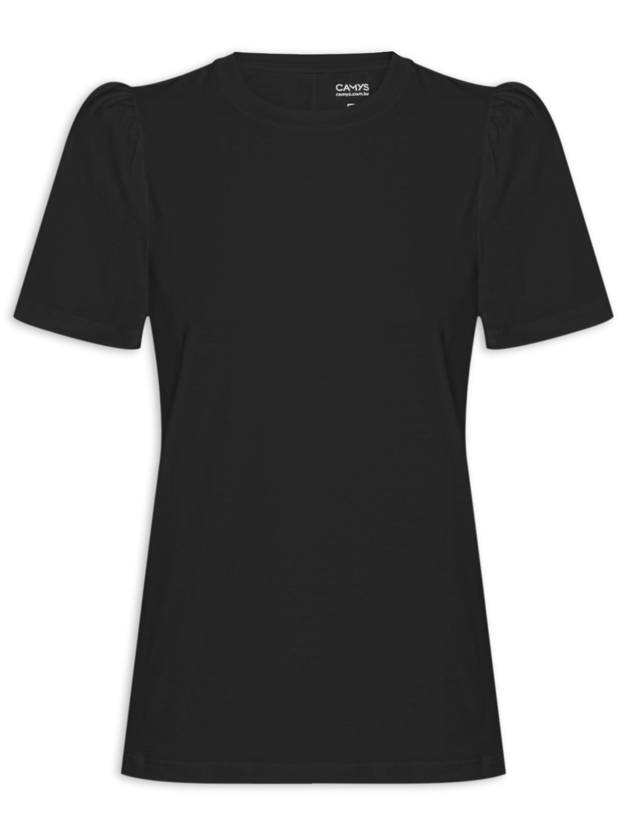 Camiseta Feminina New Puff - Preto