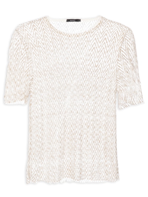Camiseta Feminina Night Off - Bege
