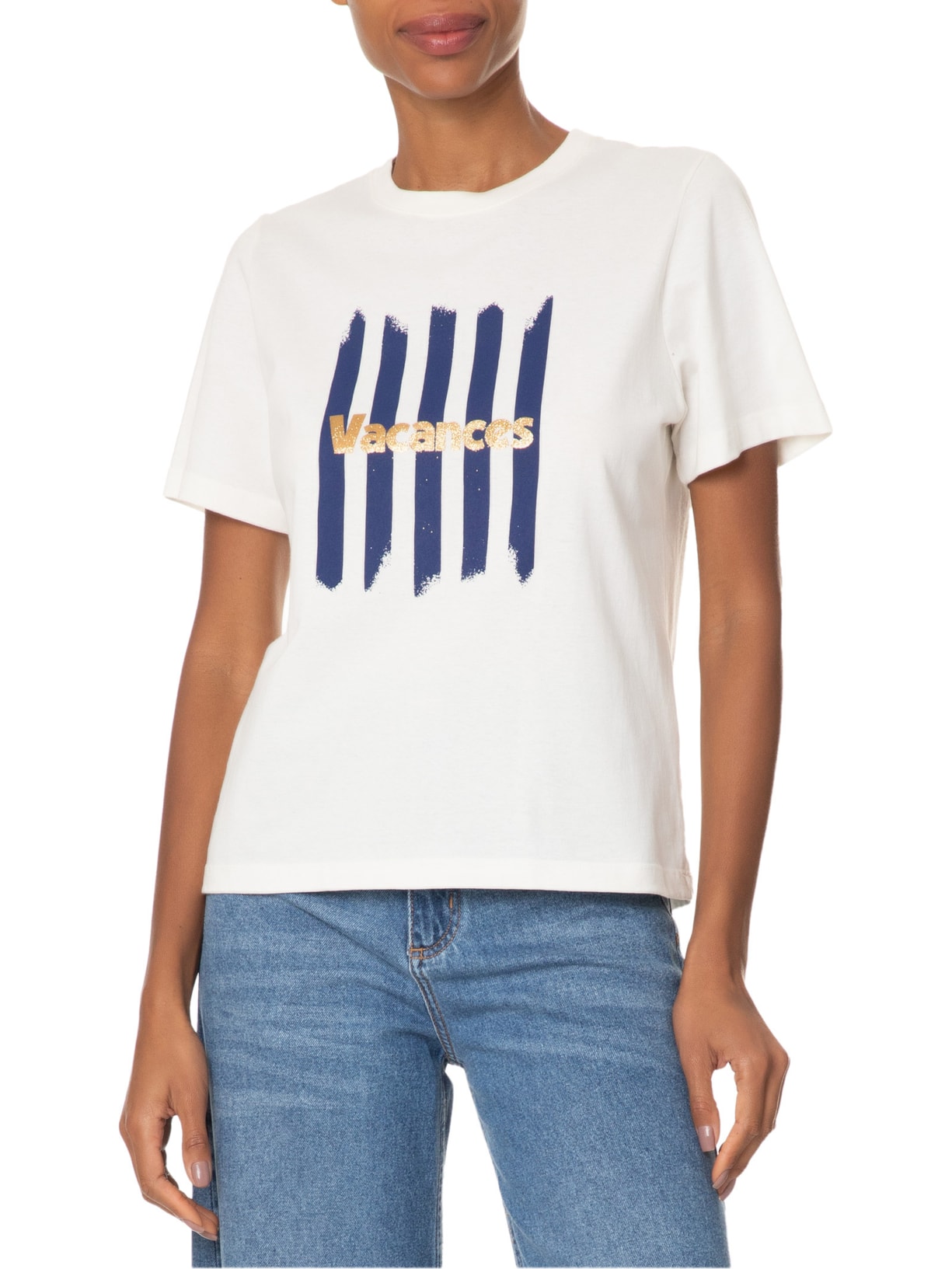 Camiseta Feminina Noemi Off White Iorane