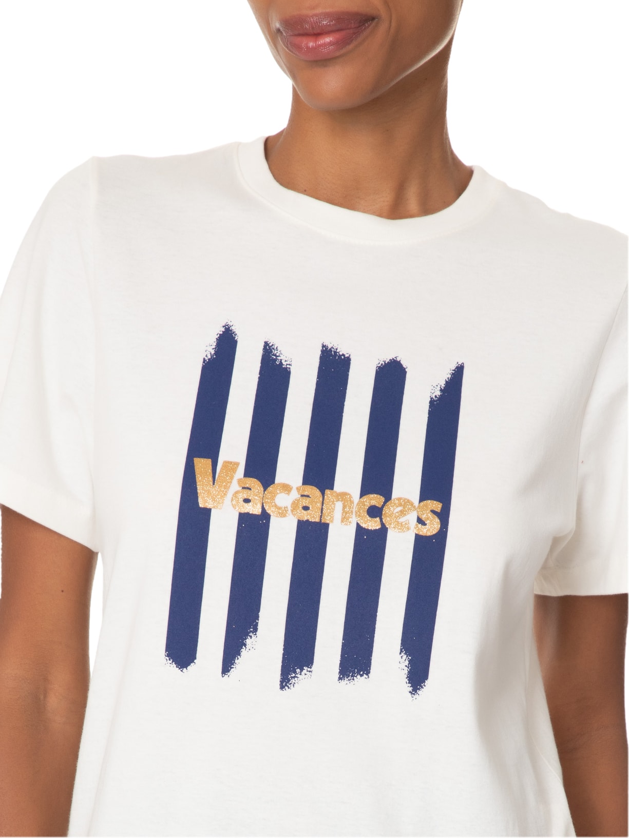 Camiseta Feminina Noemi Off White Iorane