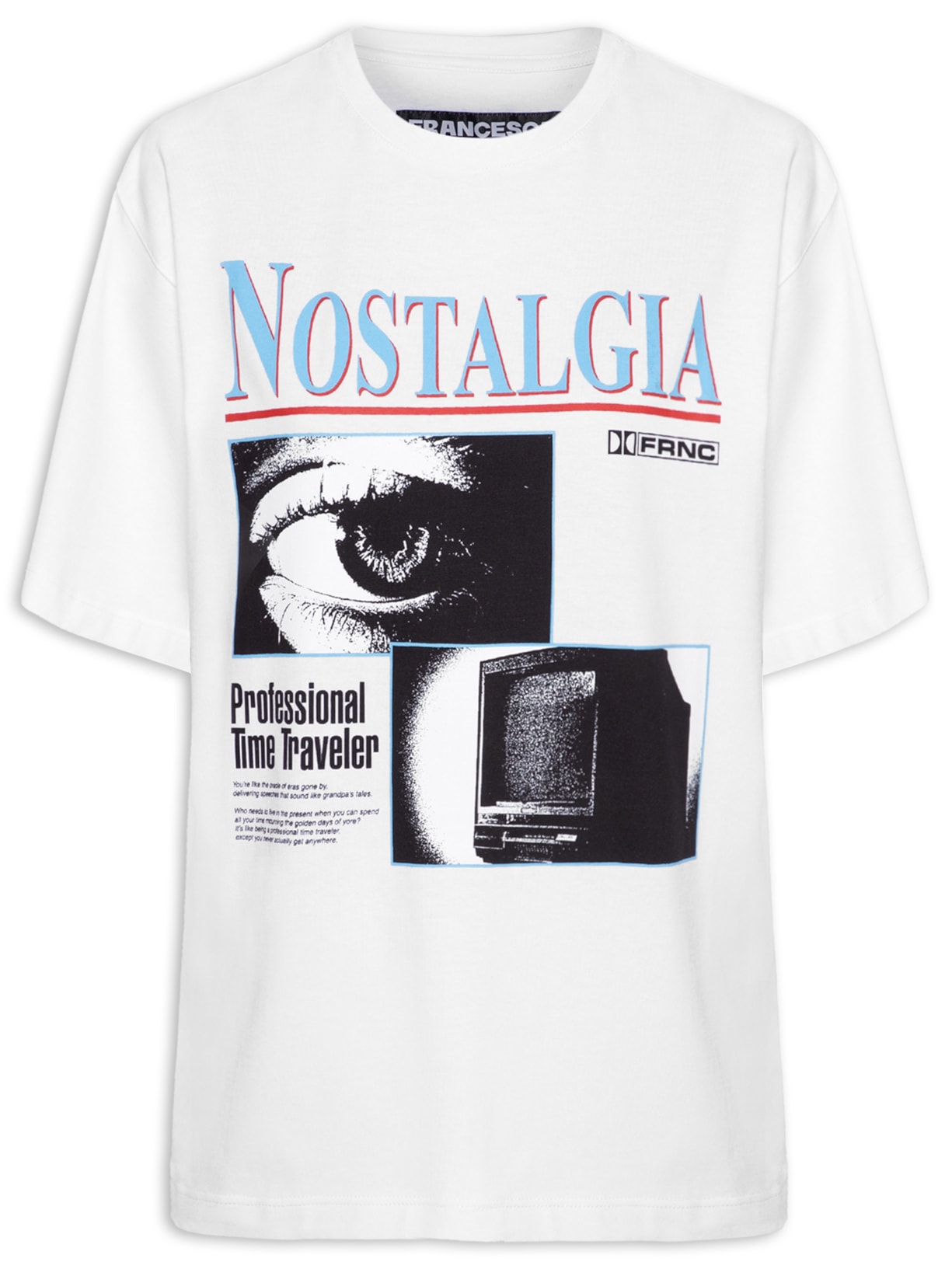 Camiseta Feminina Nostalgia - Branco