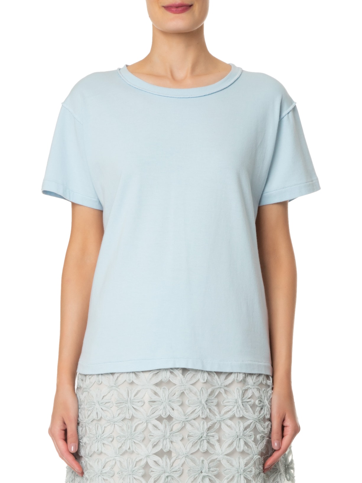 Camiseta Feminina Ny Azul Mixed