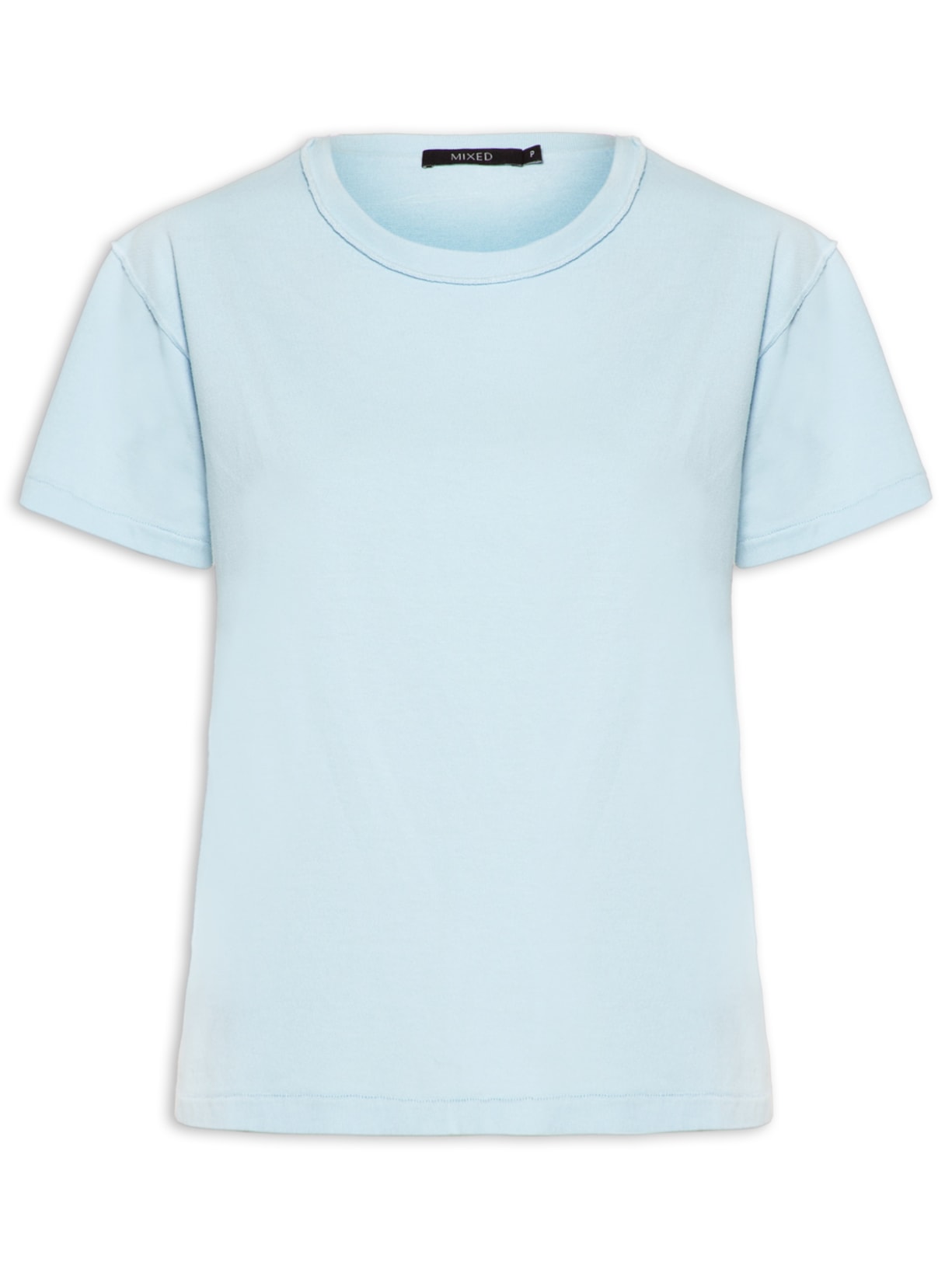 Camiseta Feminina Ny Azul Mixed