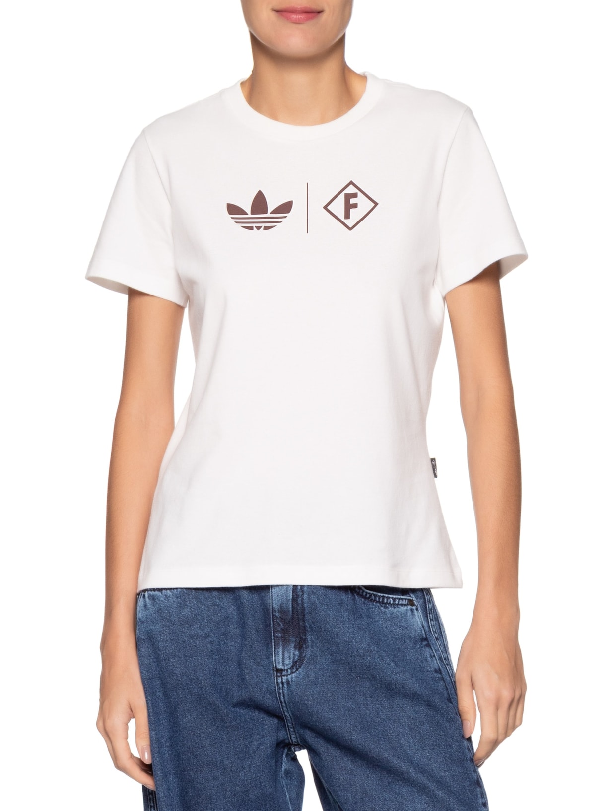 Camiseta Feminina Off White Forum + Adidas