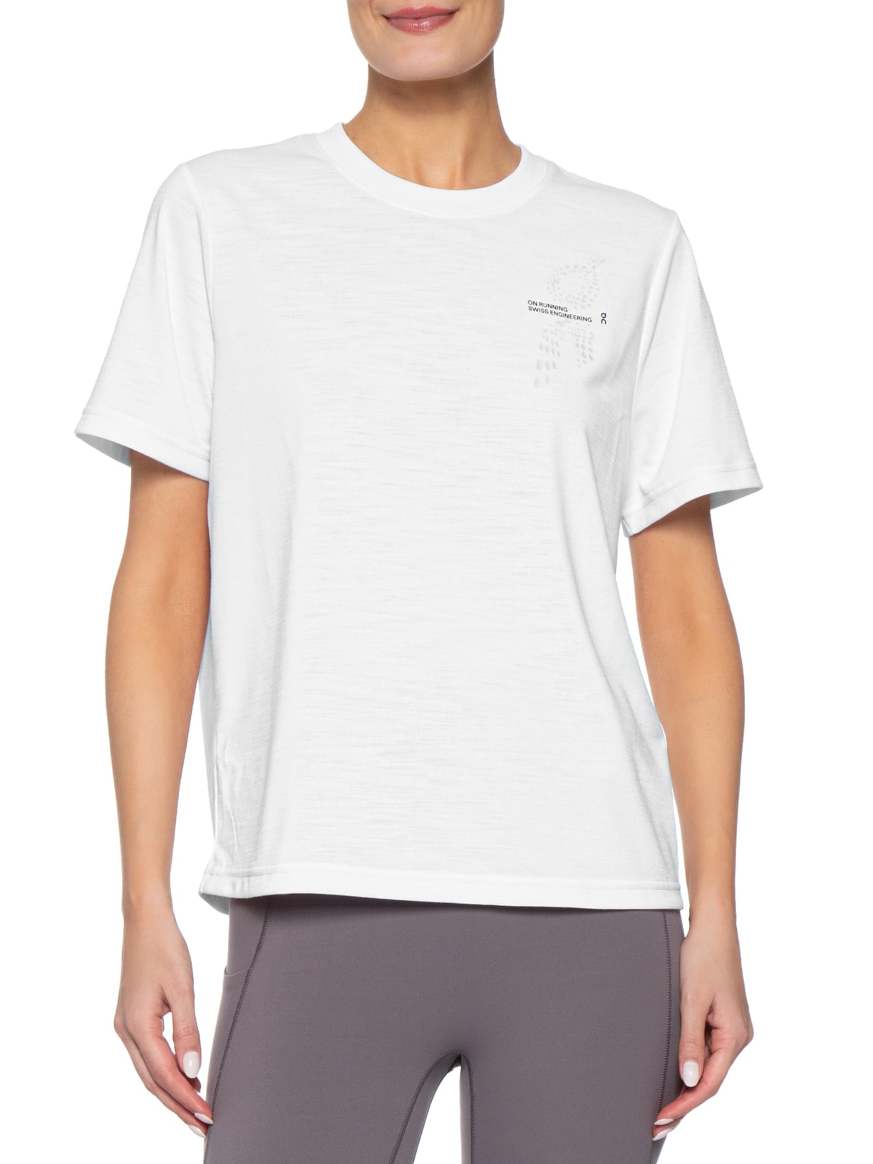 Camiseta Feminina On Run-T Branco On Running