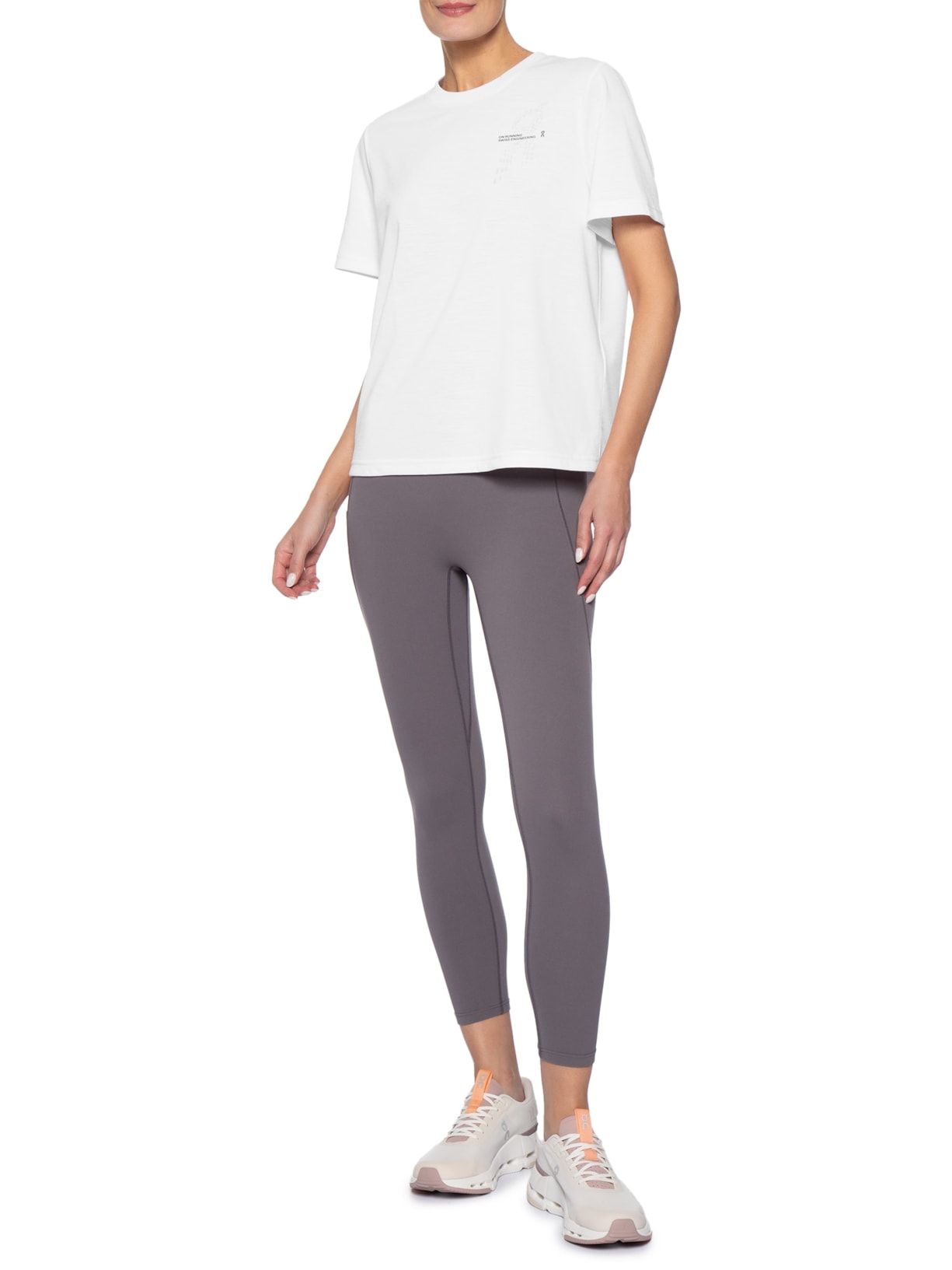 Camiseta Feminina On Run-T Branco On Running