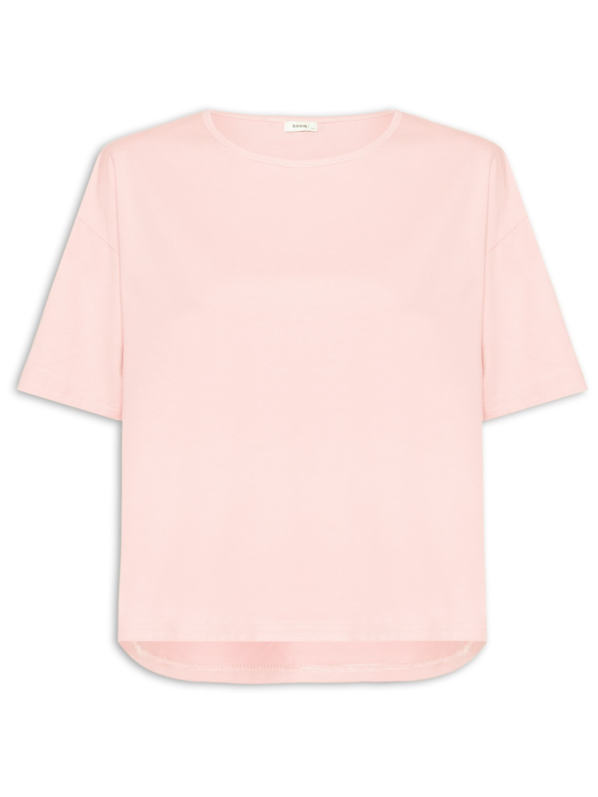 Camiseta Feminina Oversized Básica - Rosa