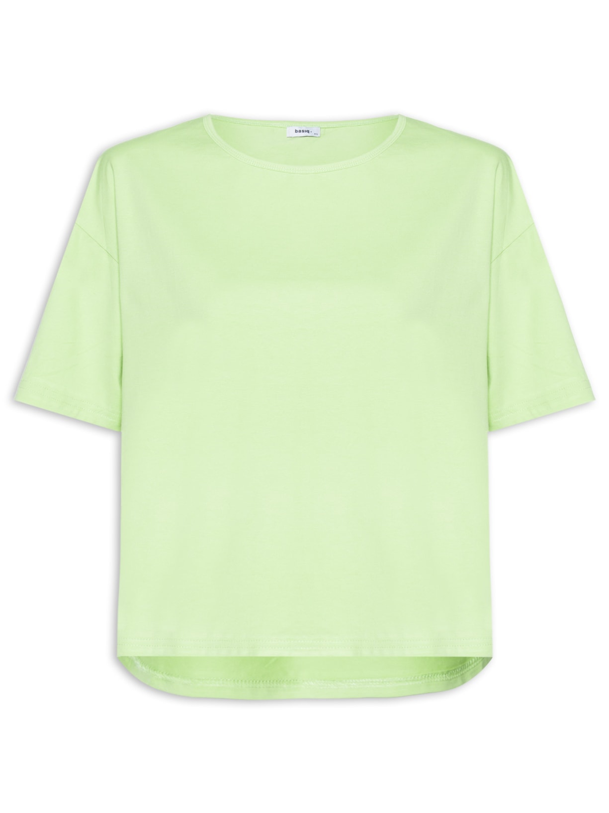 Camiseta Feminina Oversized Básica - Verde