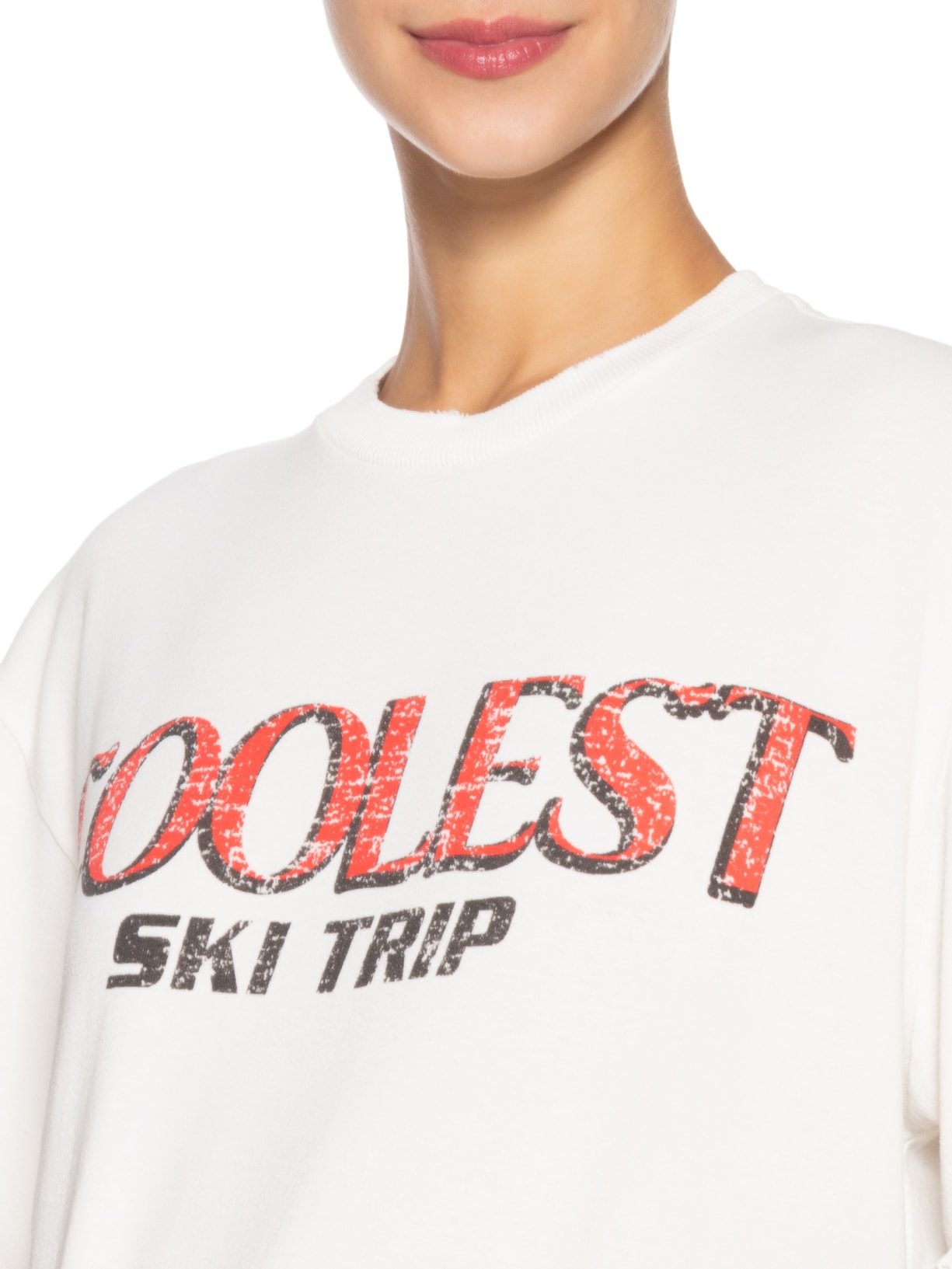 Camiseta Feminina Oversized Coolest Off White Niini