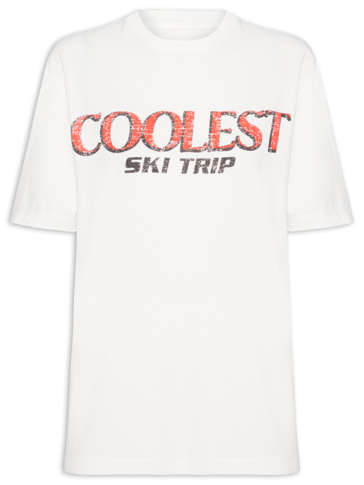 Camiseta Feminina Oversized Coolest Off White Niini