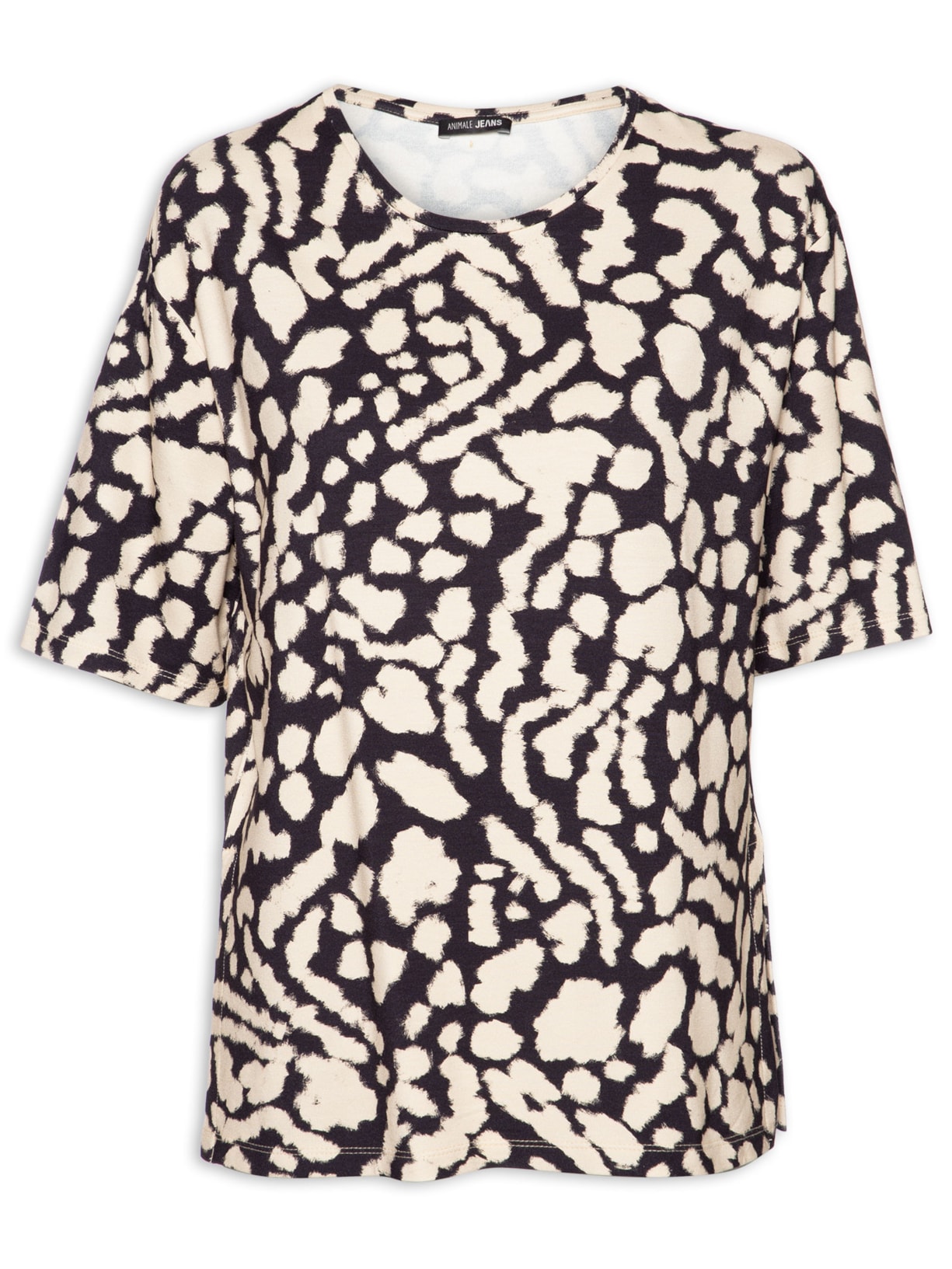 Camiseta Feminina Oversized Leopard - Animal Print